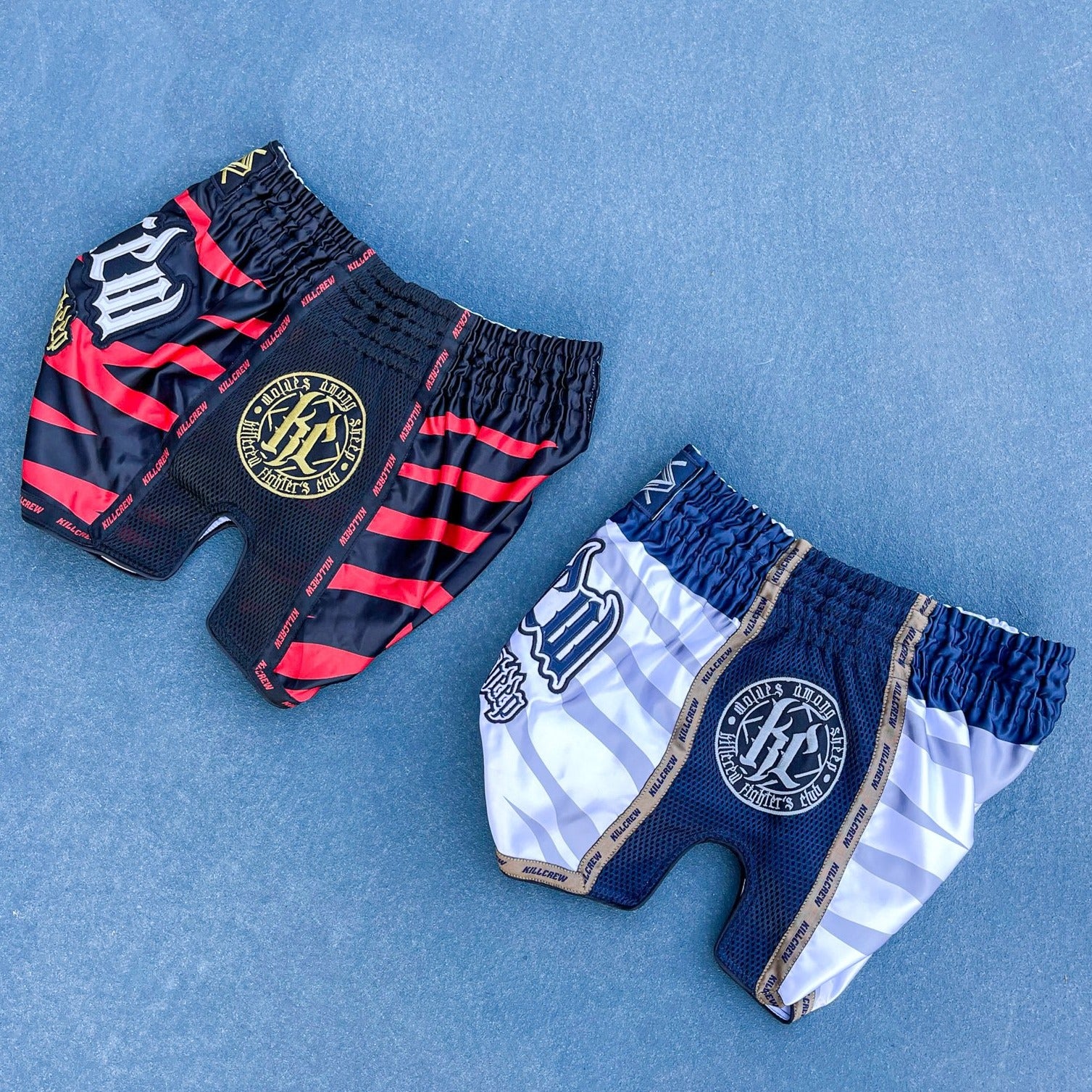 MUAY THAI FIGHT SHORTS - TIGER ALBINO