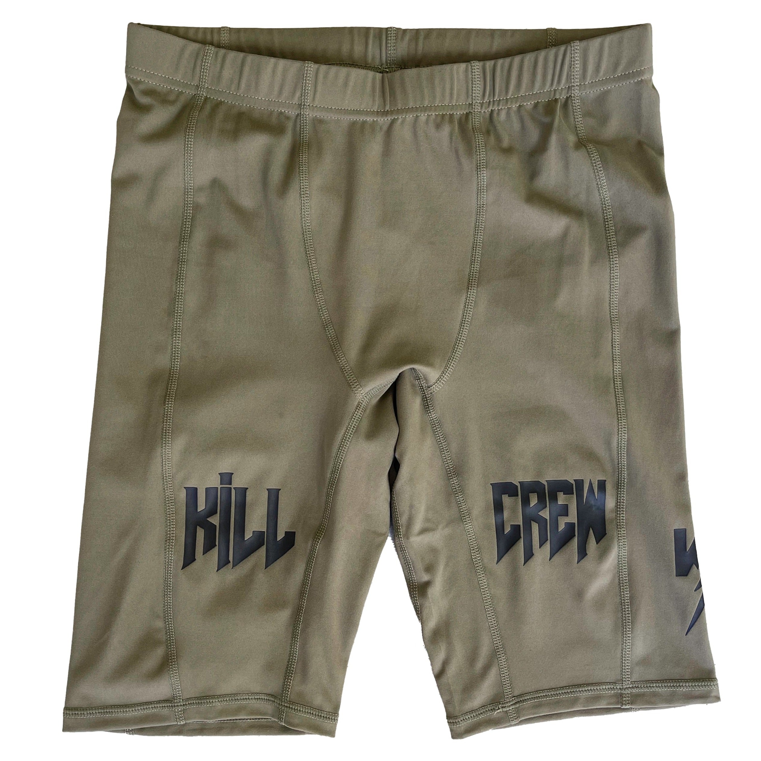 TIRADE TECH COMPRESSION SHORTS - OLIVE