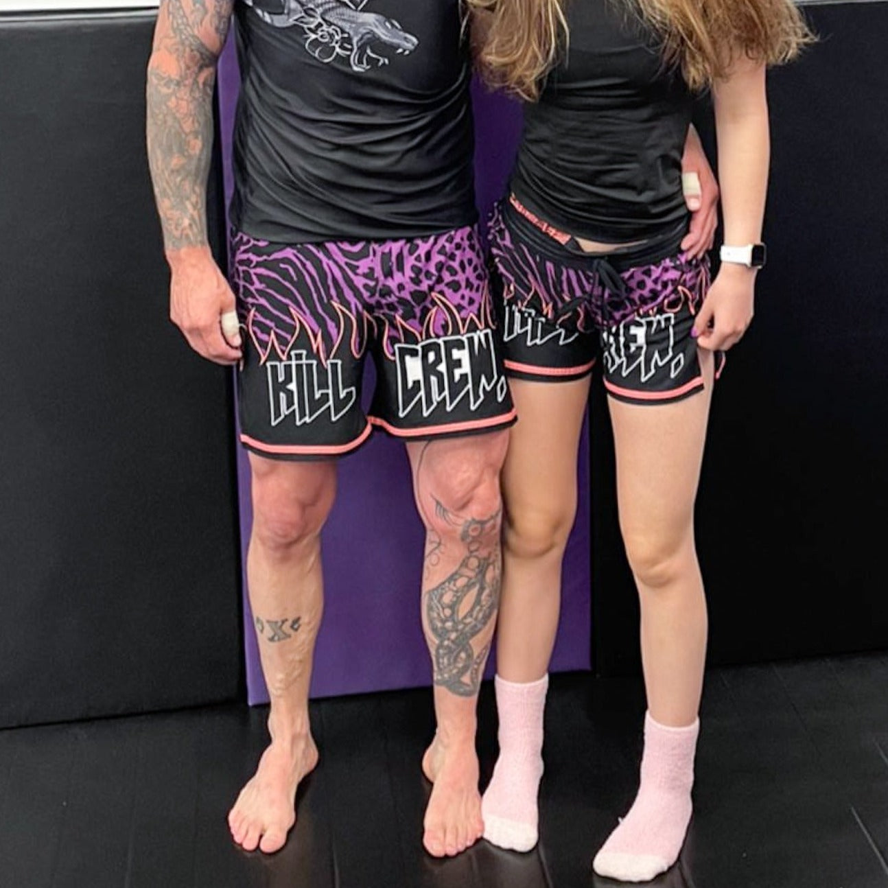 BSEM FIGHT SHORTS (THAI CUT) - PURPLE