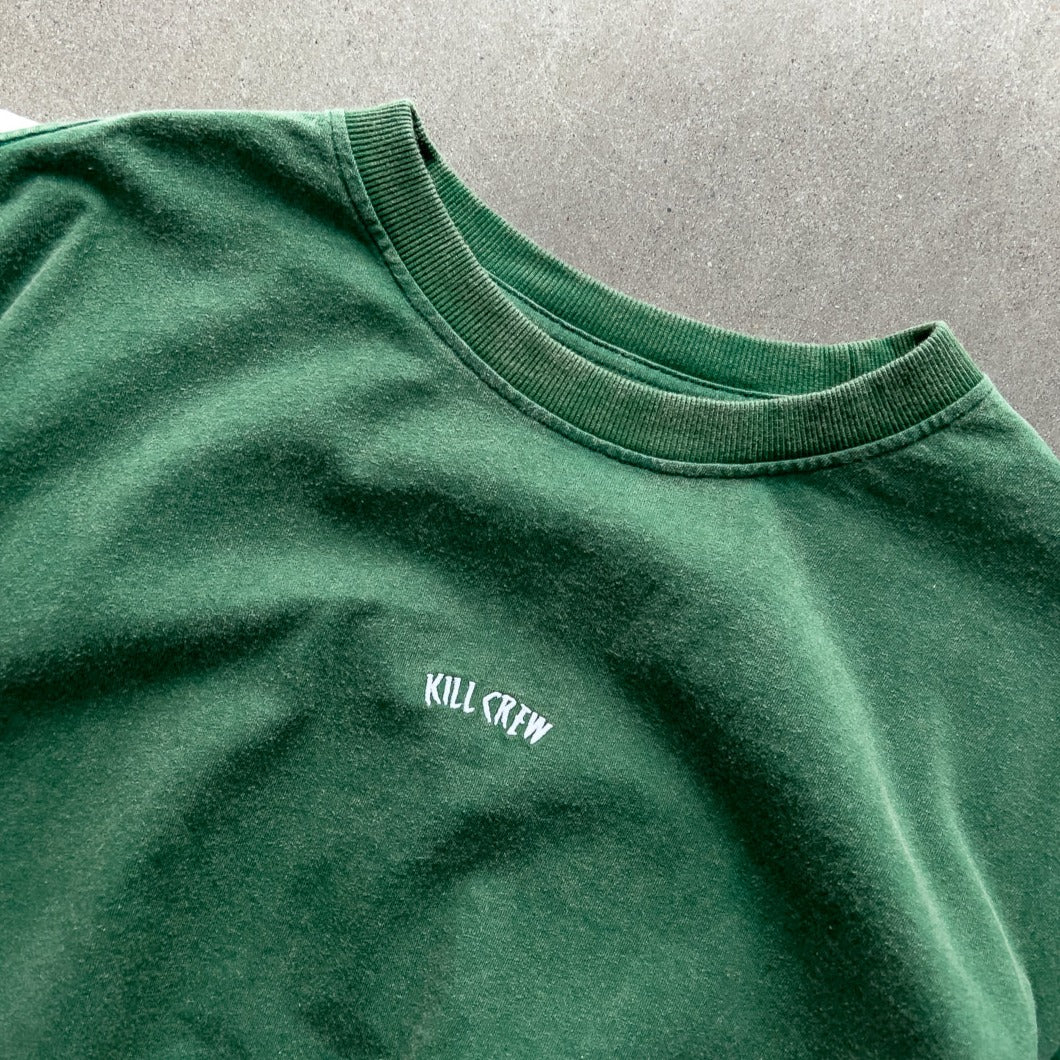 OVERSIZED LUX SIMPLE T-SHIRT - GREEN