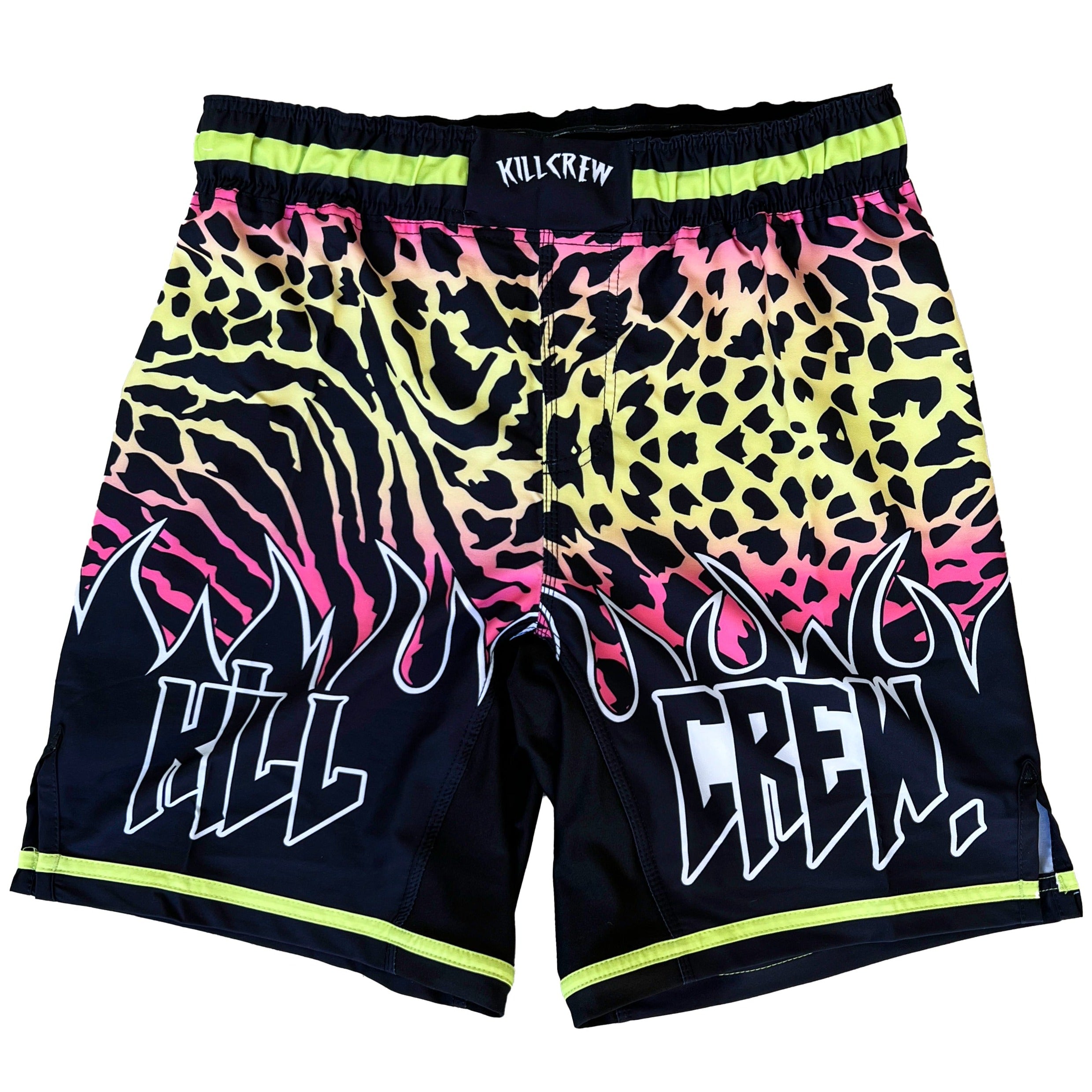 BSEM FIGHT SHORTS (RELAXED CUT) - YELLOW / PINK