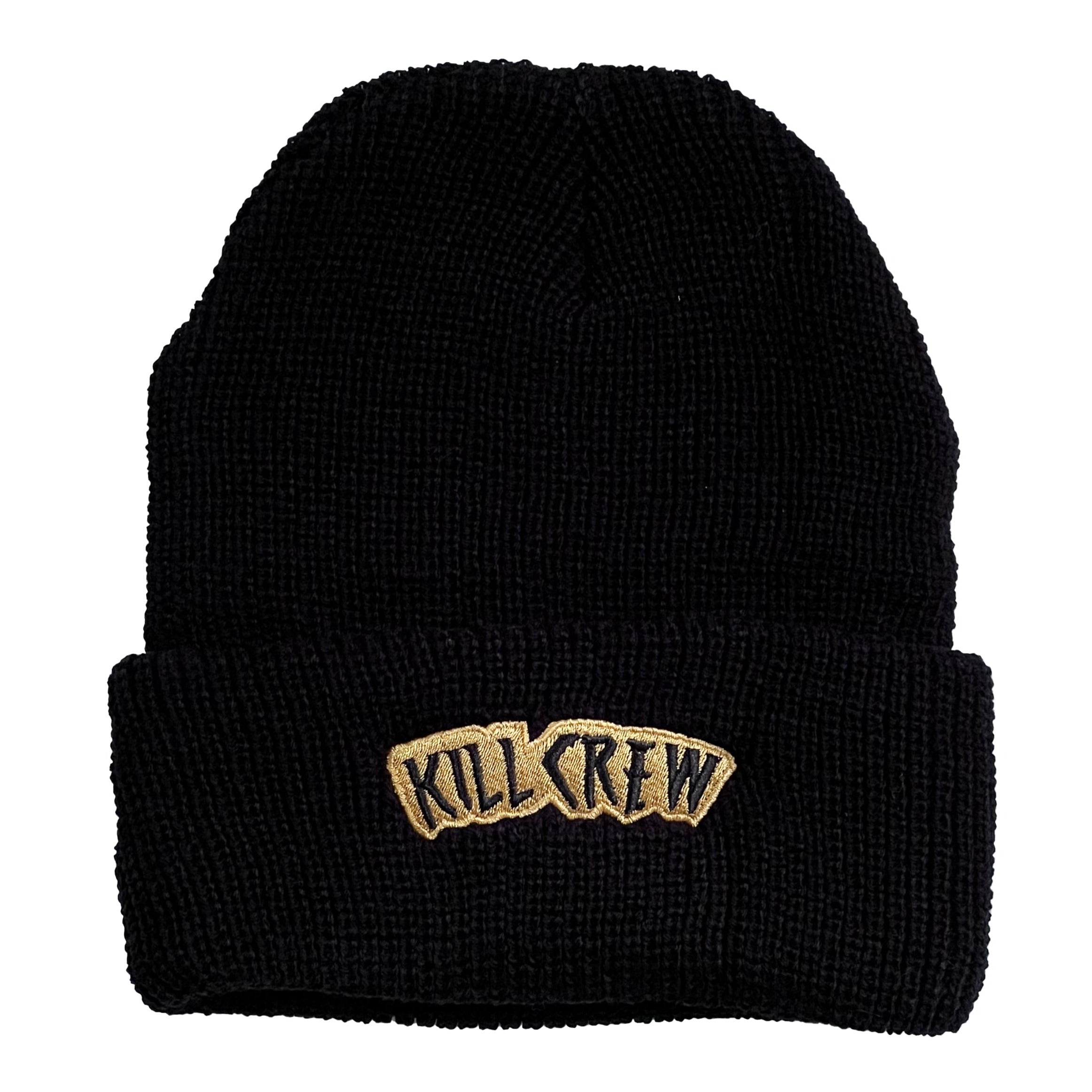 KILL CREW CUFFED BEANIE - BLACK / GOLD