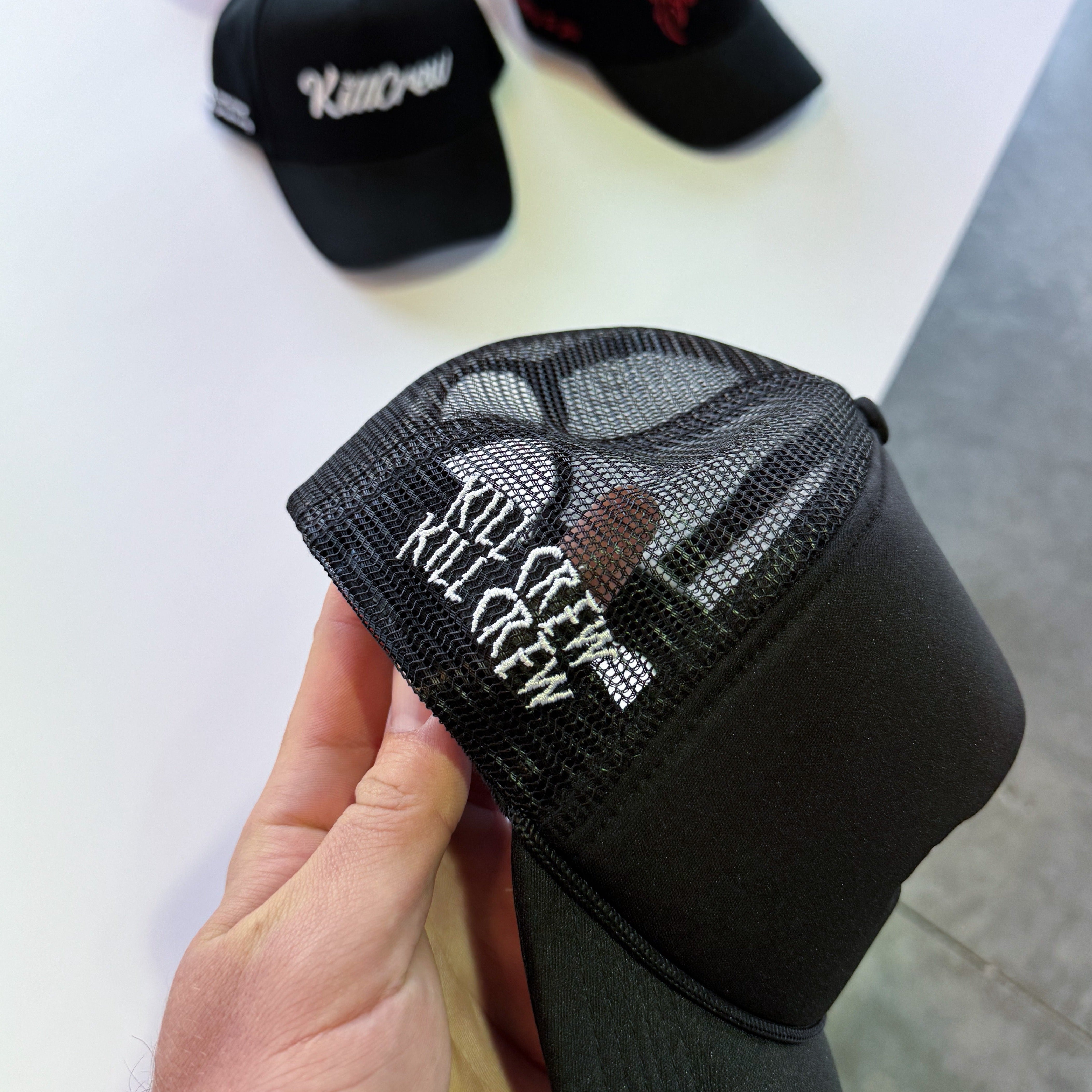 WAR WOLF FOAM TRUCKER HAT - BLACK