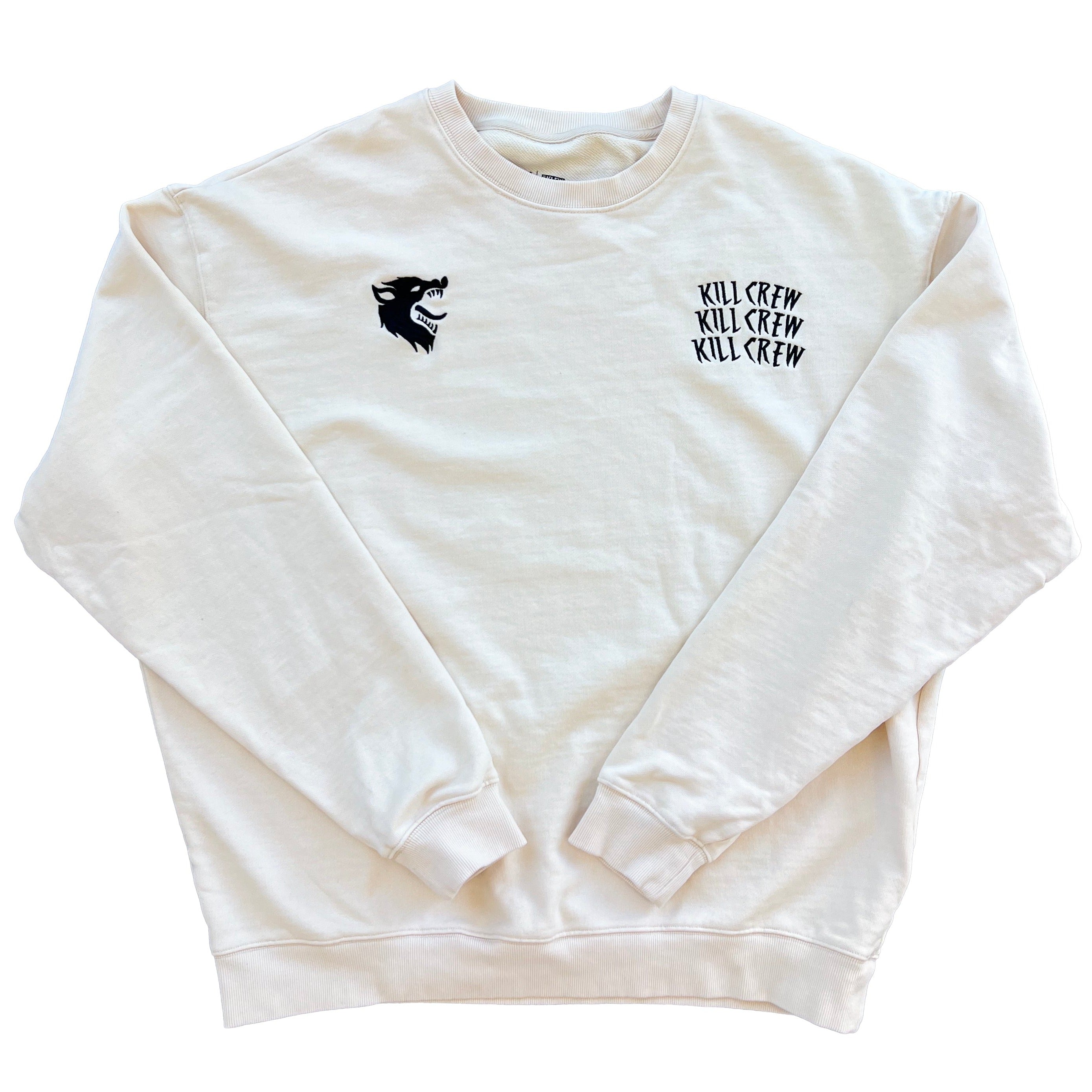 HEAVYWEIGHT LUX WOLF CREW NECK - CREAM