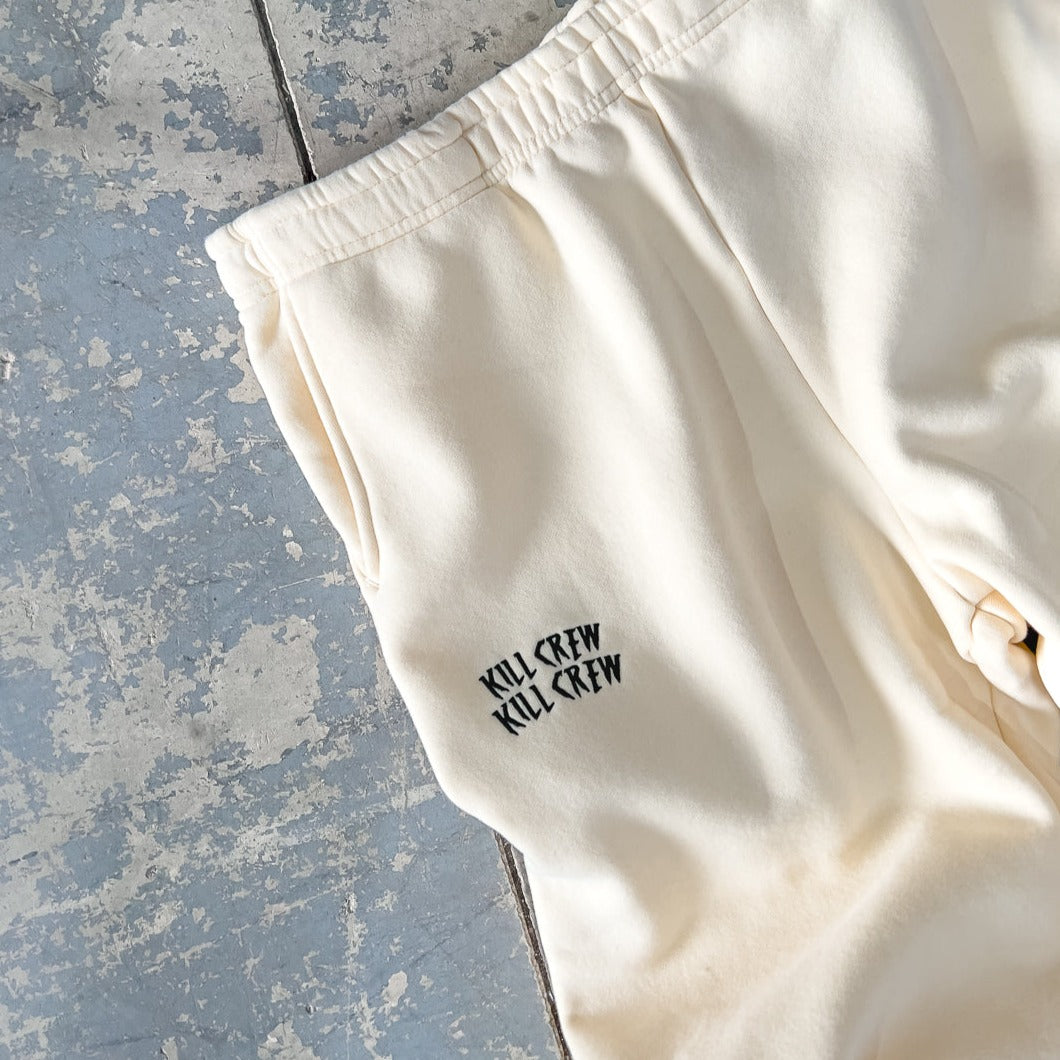 HEAVYWEIGHT LUX SIMPLE SWEATPANTS - CREAM