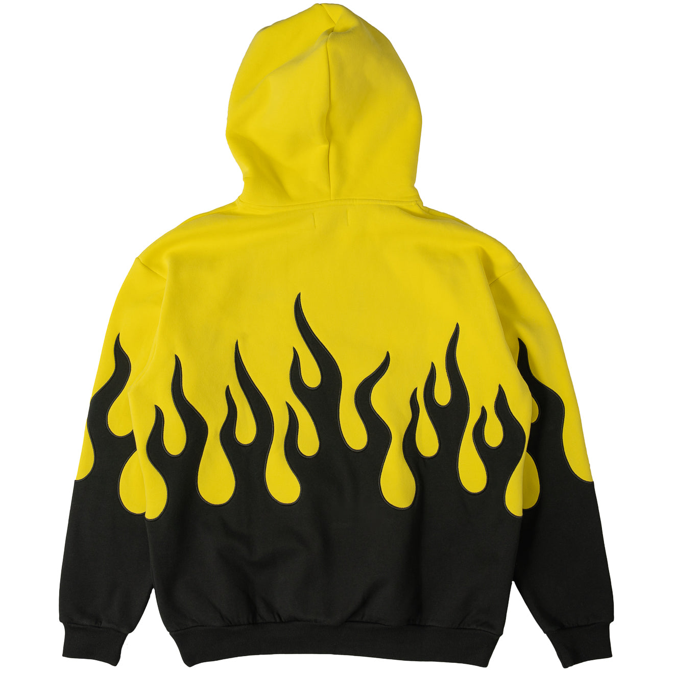 OVERSIZED PREMIUM HEATER HOODIE - YELLOW / BLACK