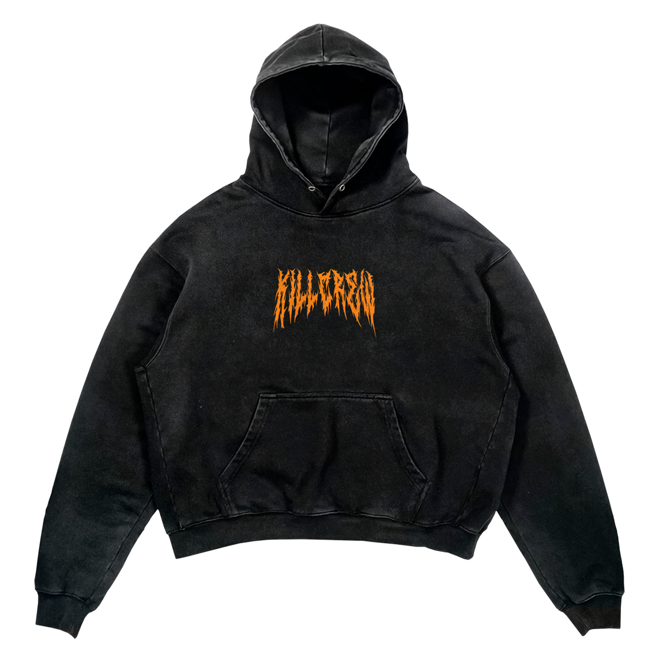 OVERSIZED LUX BARBARIAN HOODIE - BLACK