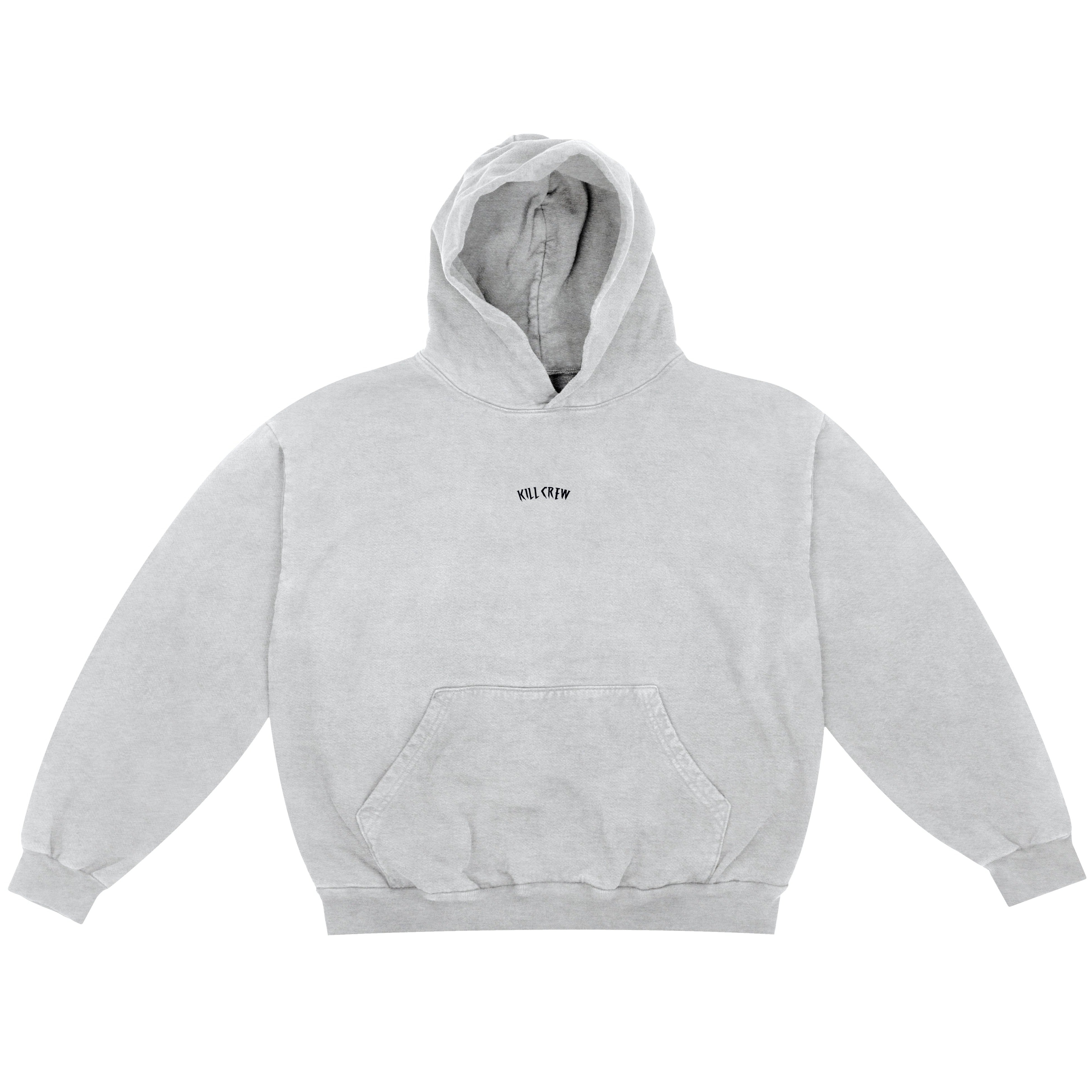 OVERSIZED LUX SIMPLE HOODIE - GREY