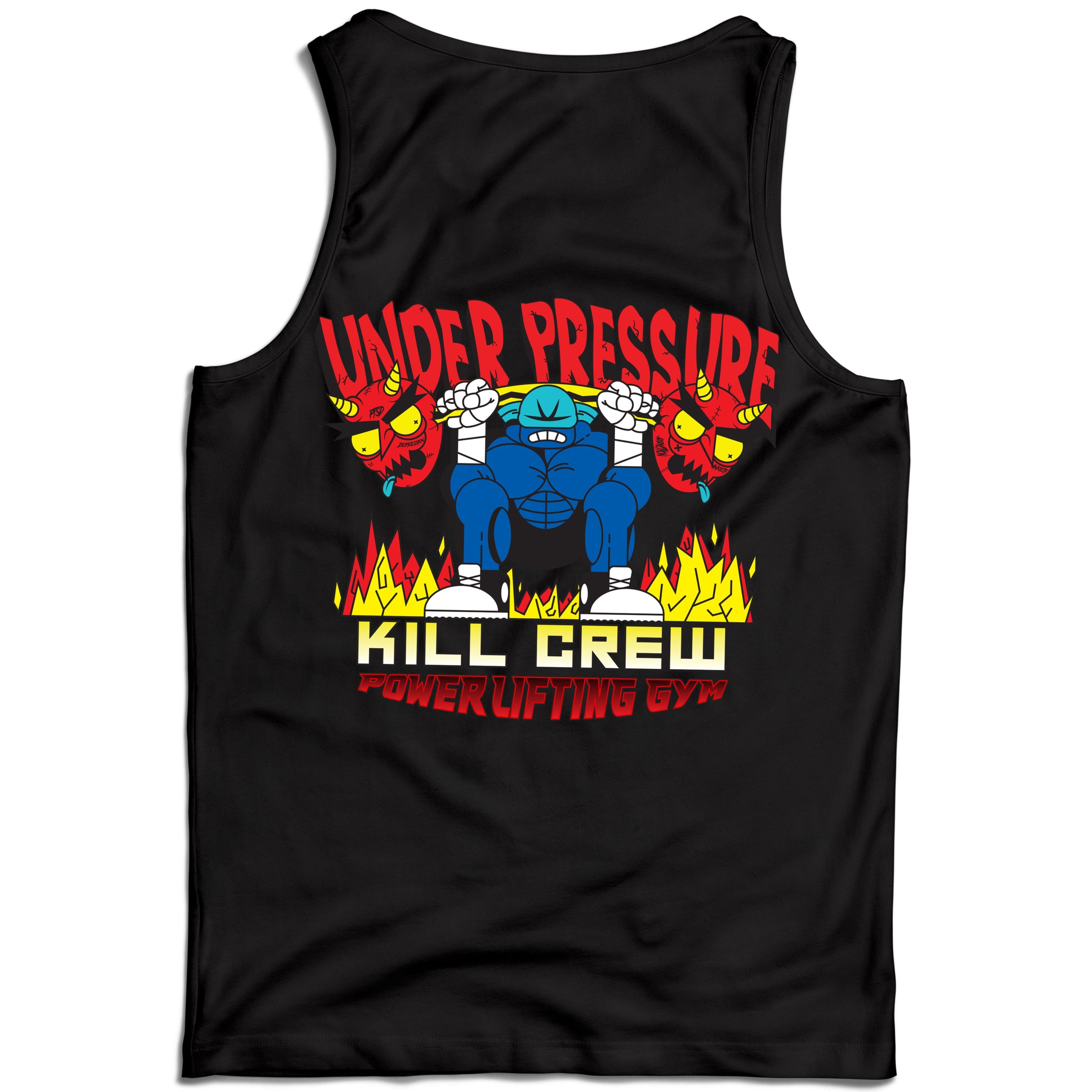 UNDER PRESSURE POWERLIFTING TANK TOP - BLACK