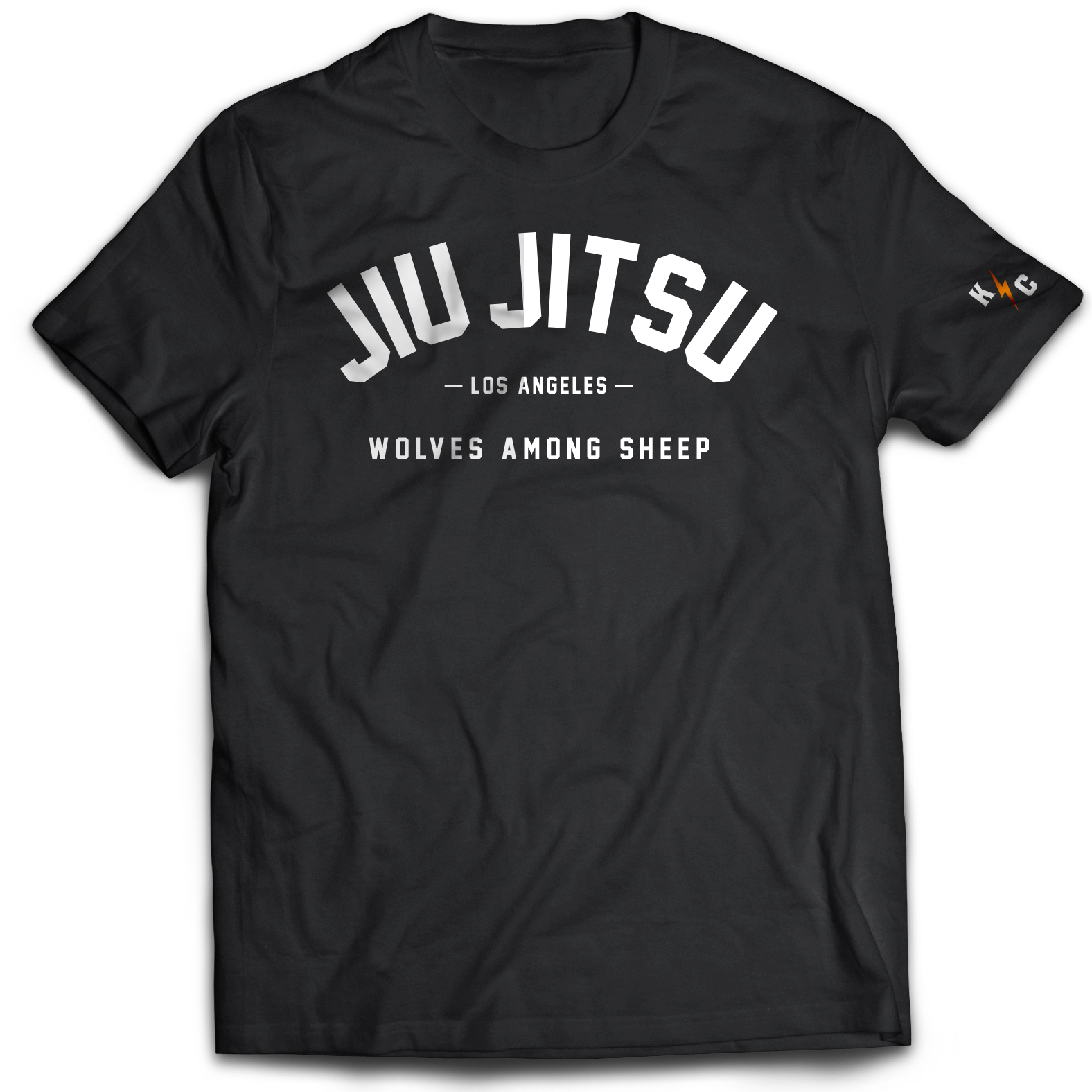 JIU JITSU WOLVES AMONG SHEEP T-SHIRT - BLACK