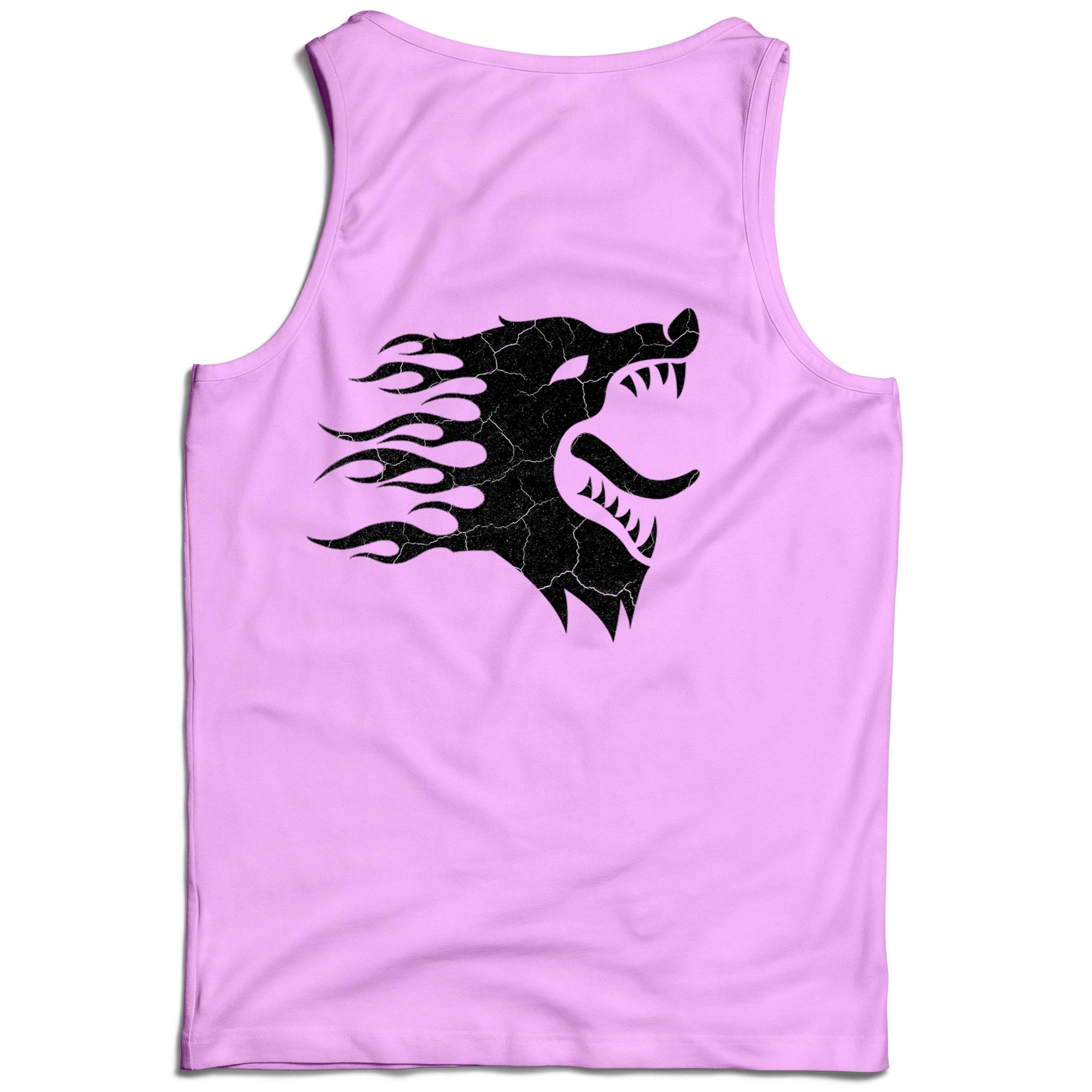 WAR WOLF TANK TOP - ROS / BLACK