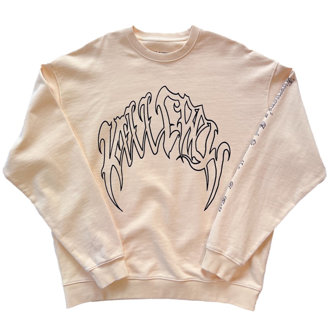 HEAVYWEIGHT LUX CLASSIC CREW NECK - CREAM