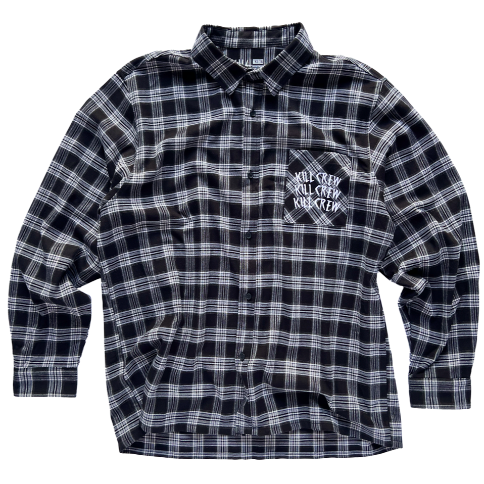 WAR WOLF FLANNEL - BLACK