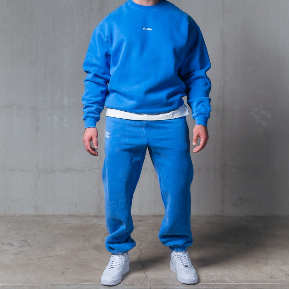 HEAVYWEIGHT LUX SIMPLE CREWNECK - BLUE