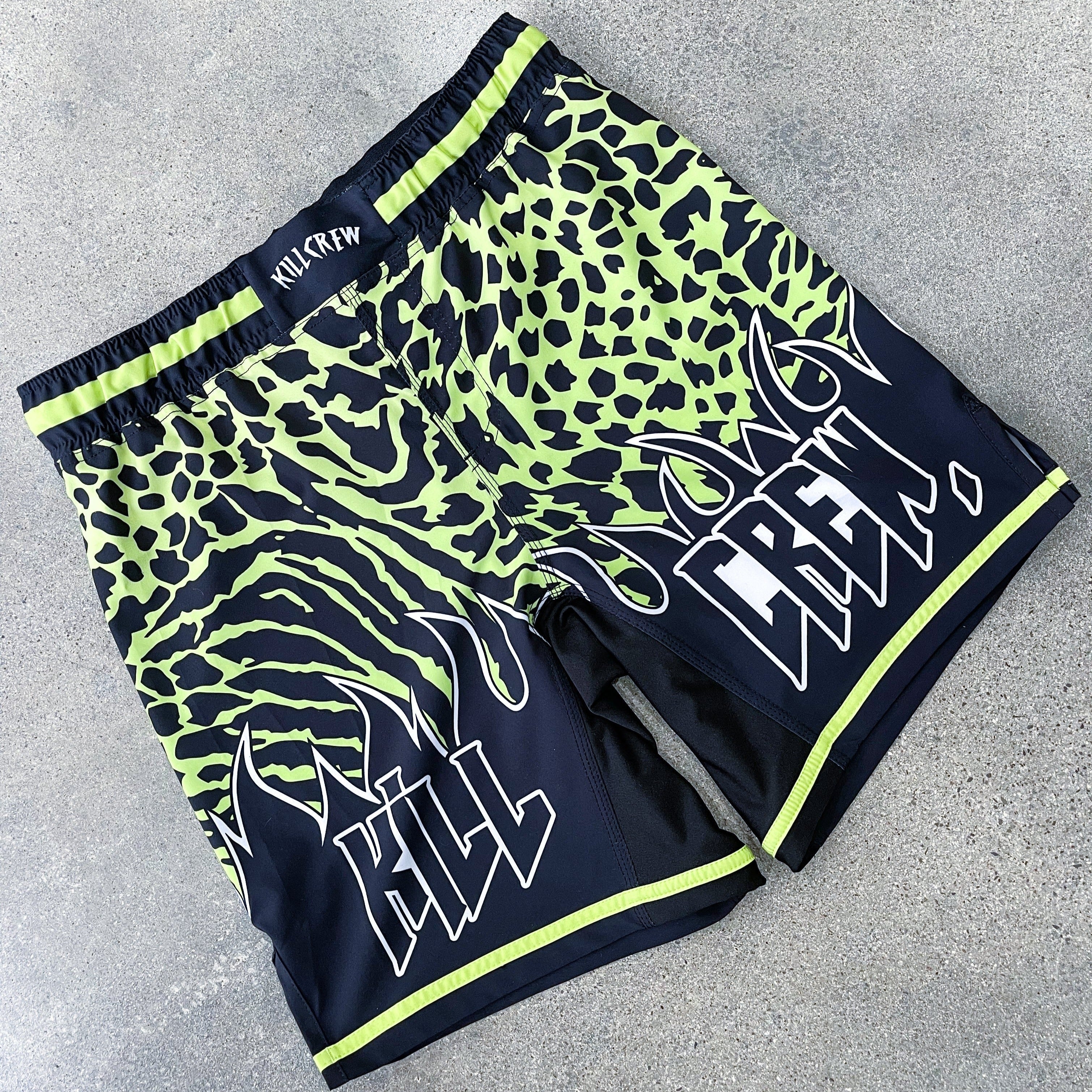 BSEM FIGHT SHORTS (RELAXED CUT) - GREEN