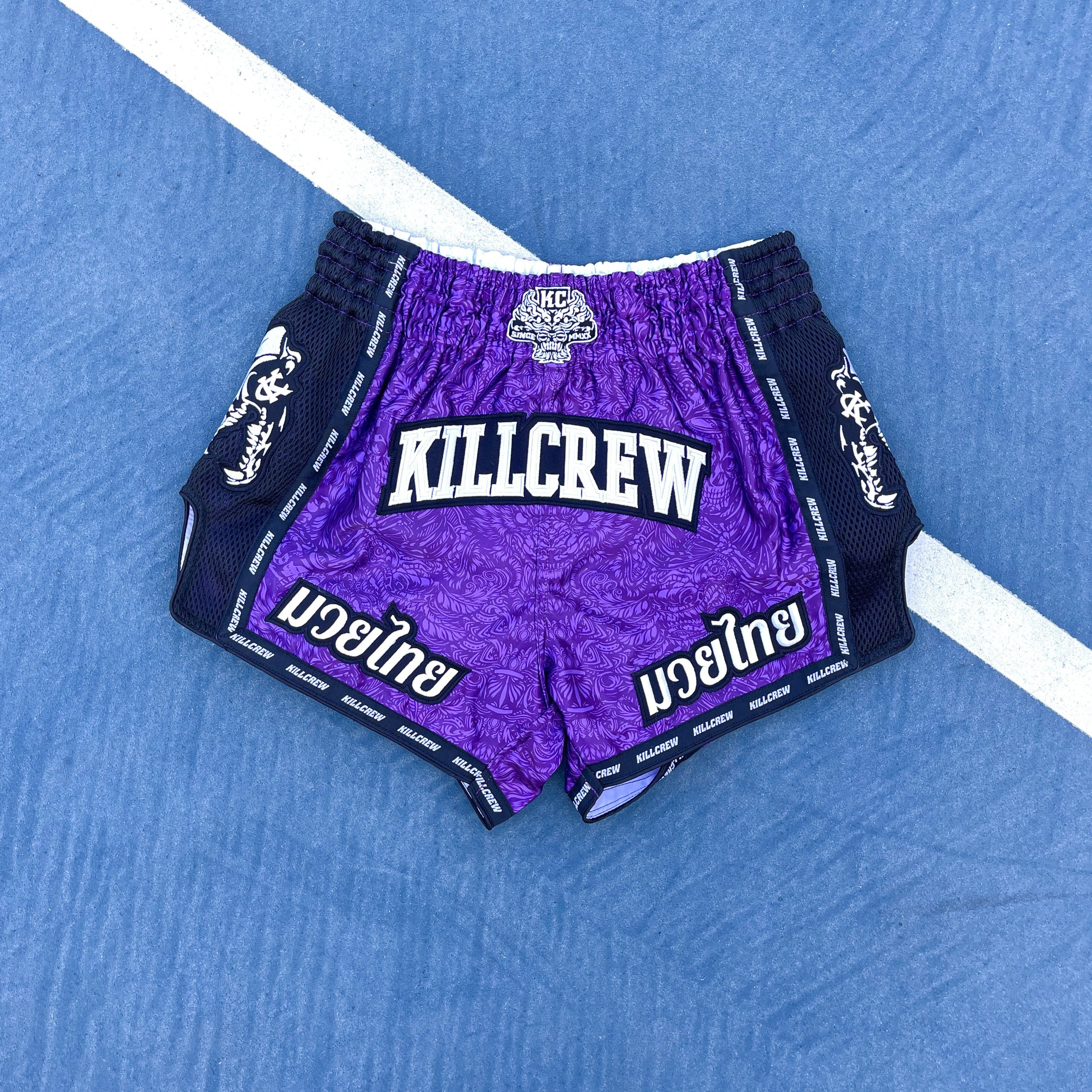 MUAY THAI FIGHT SHORTS -  PURPLE