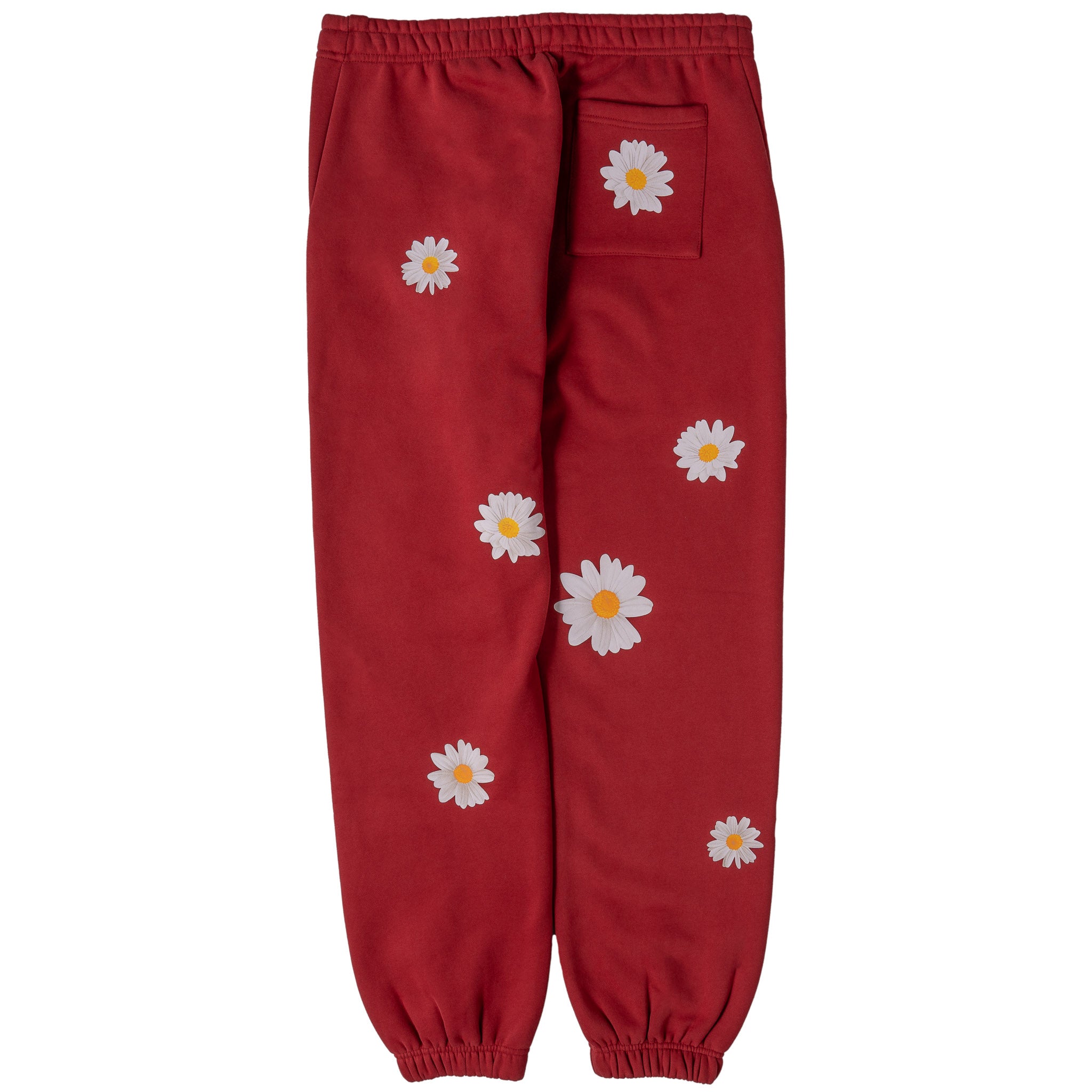 OVERSIZED LUX DAISY SWEATPANTS - RED