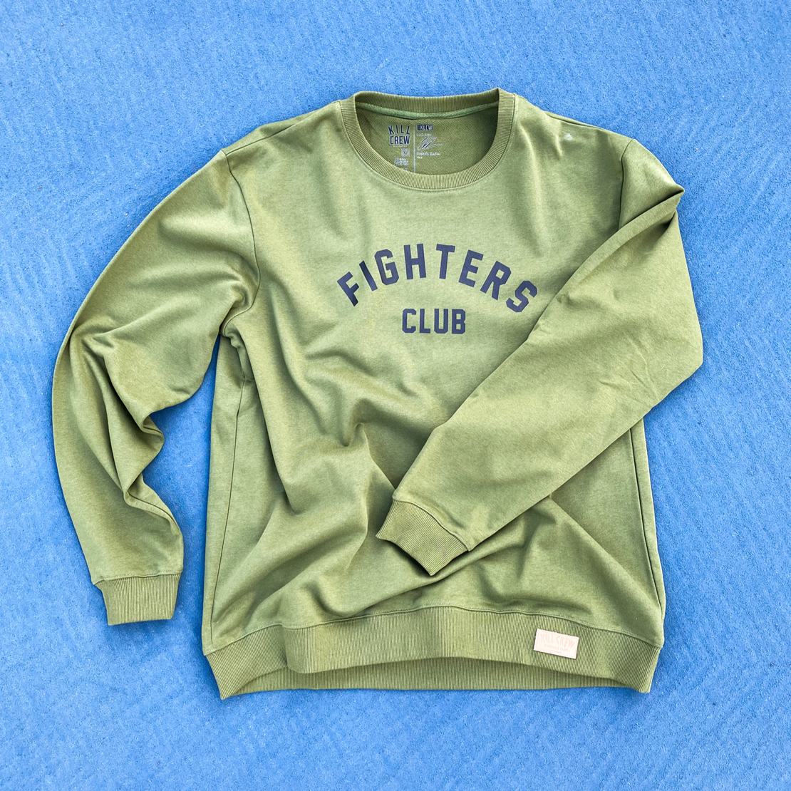 FIGHTER'S CLUB CREW NECK - OLIVE