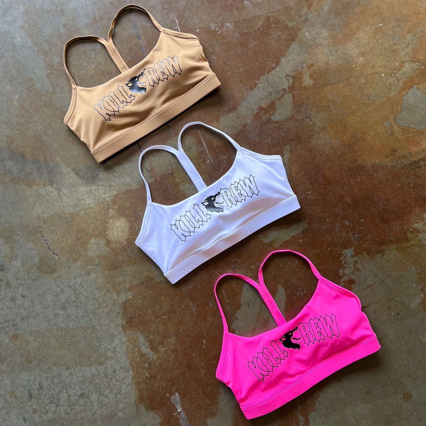 CLASSIC SPORTS BRA - WHITE / BLACK