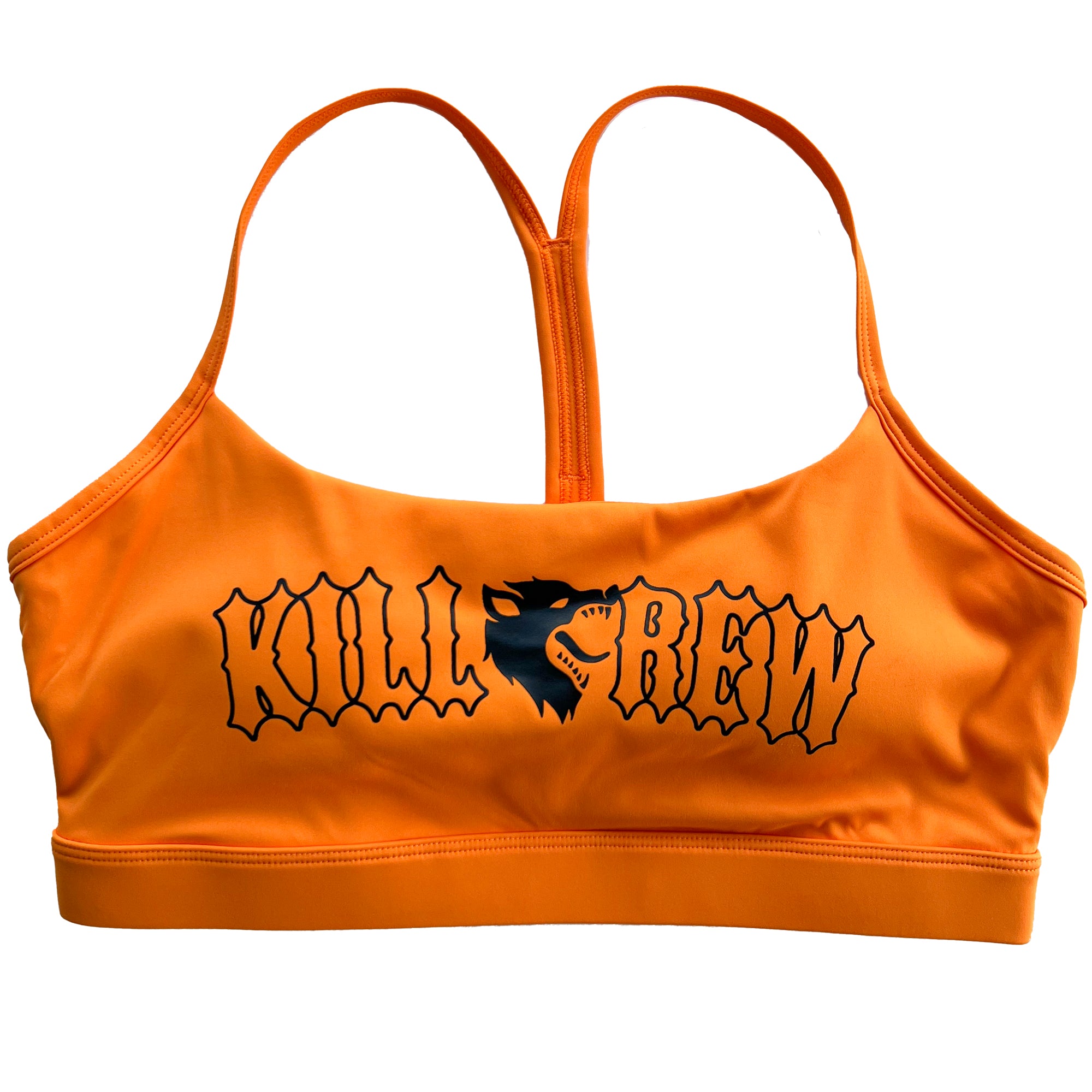 CLASSIC SPORTS BRA - ORANGE / BLACK