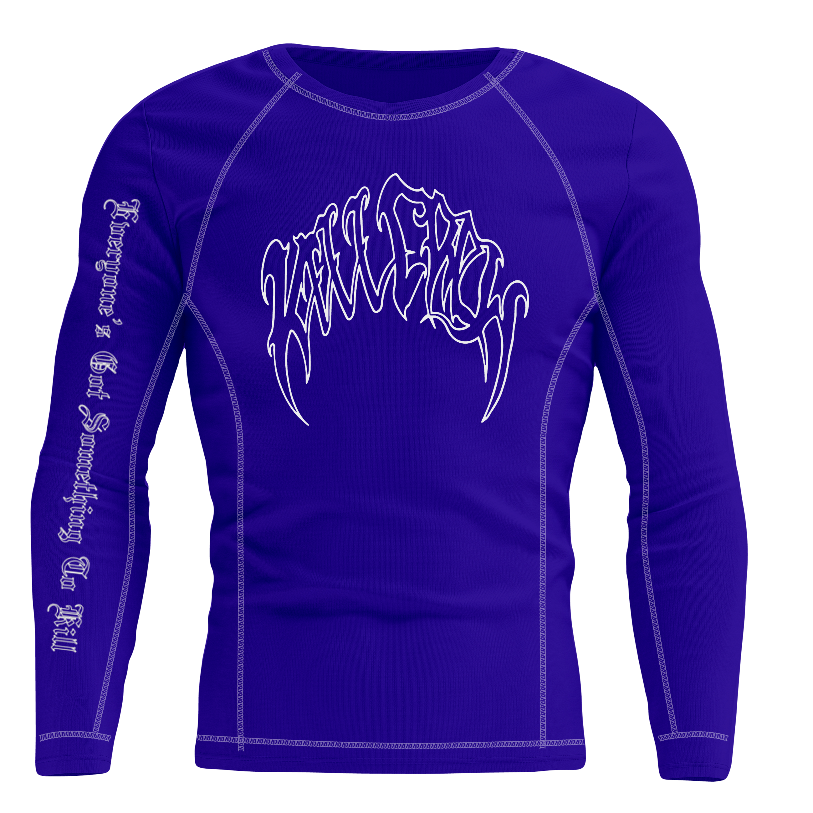 LONE WOLF RASH GUARD - PURPLE