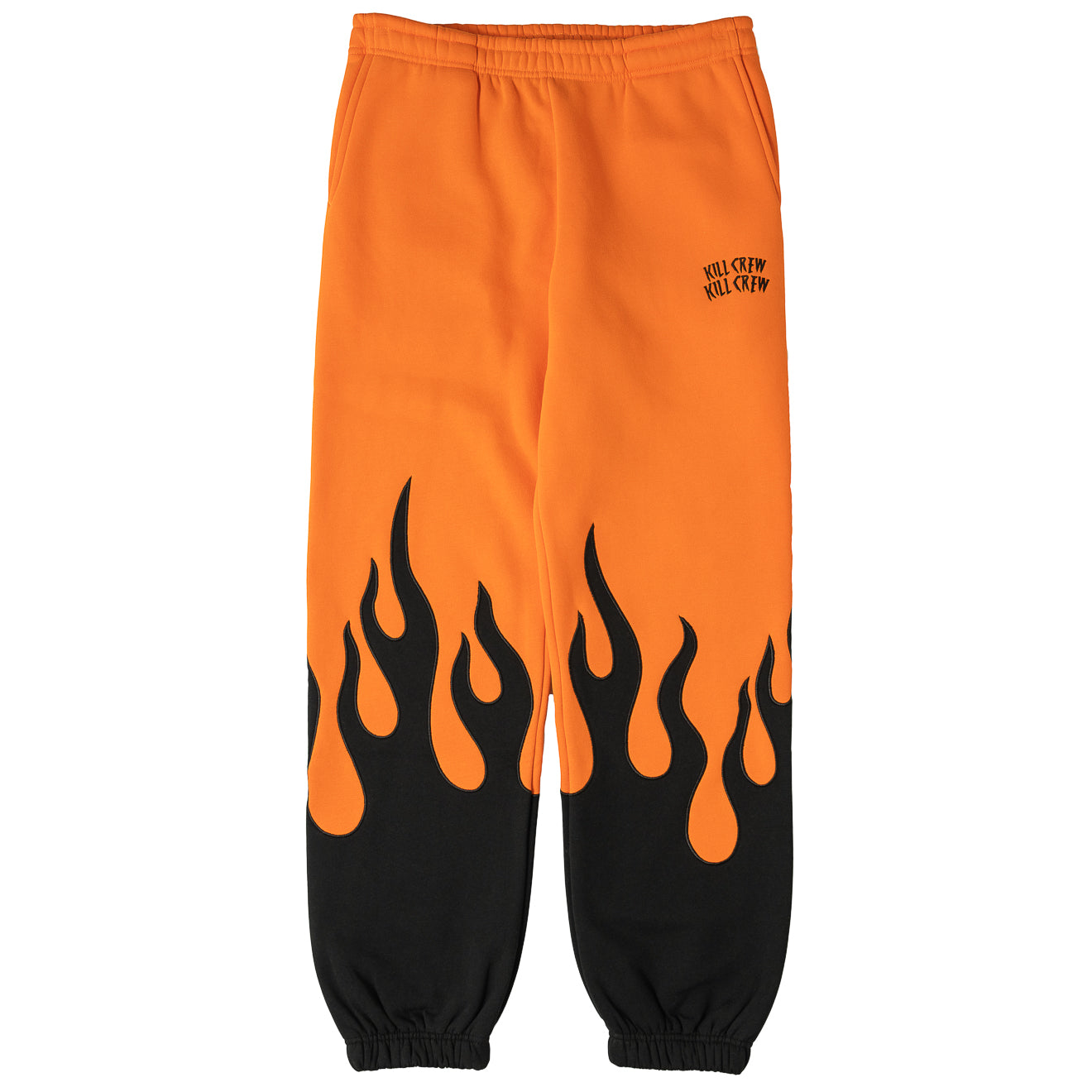 PREMIUM HEATER SWEATS - ORANGE / BLACK