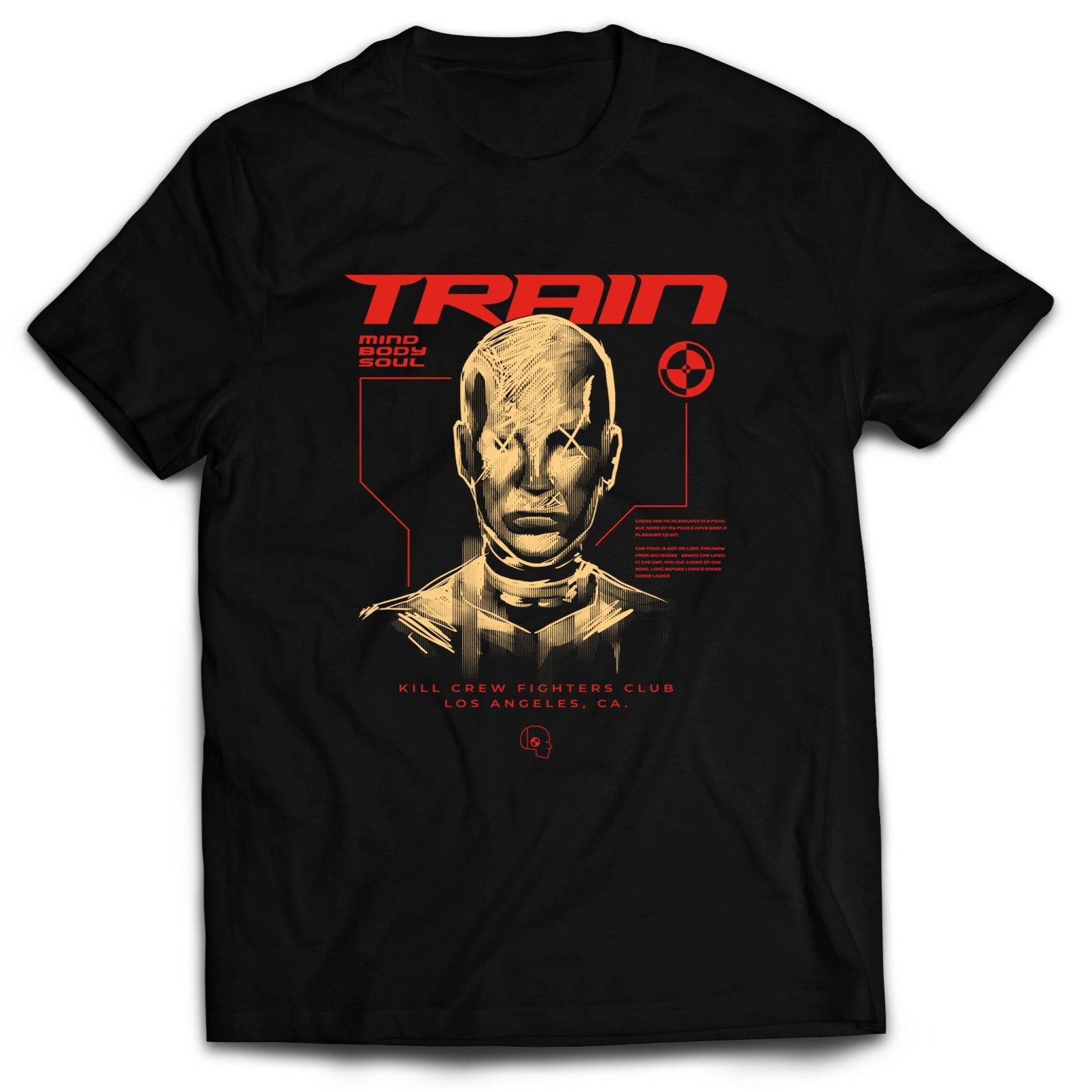 TRAIN MIND BODY SOUL T-SHIRT - BLACK