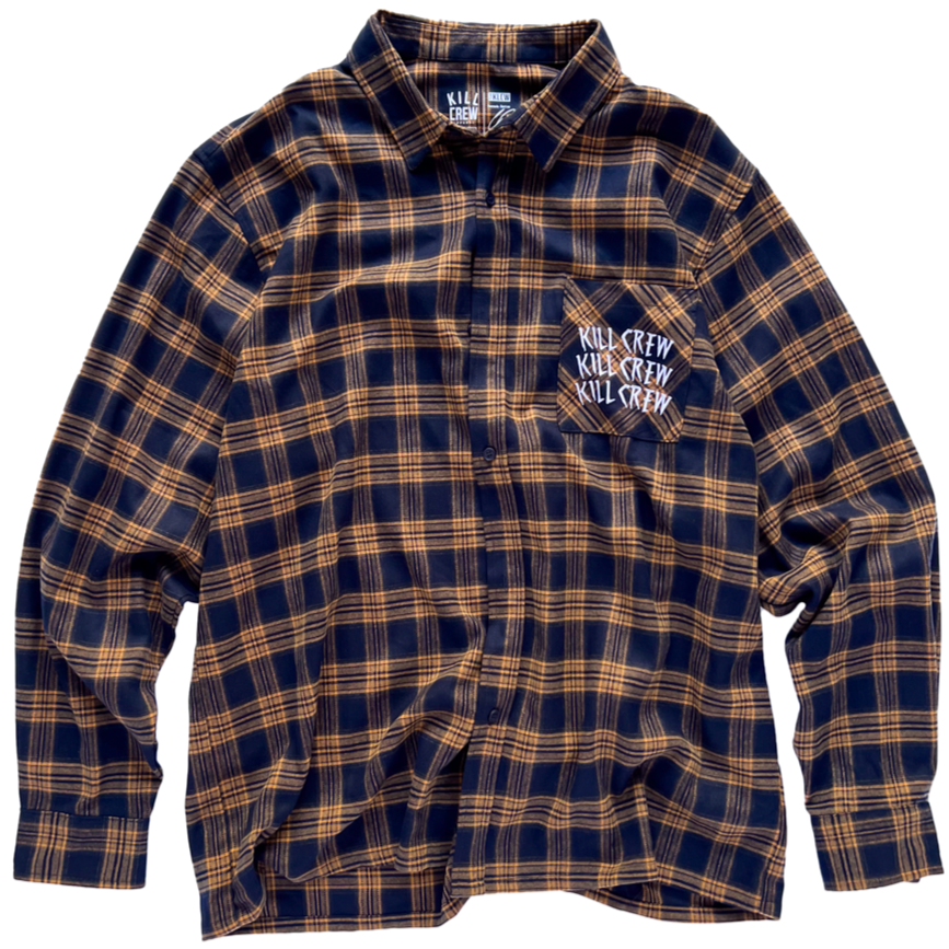 KILL CREW SMILEY FLANNEL - YELLOW