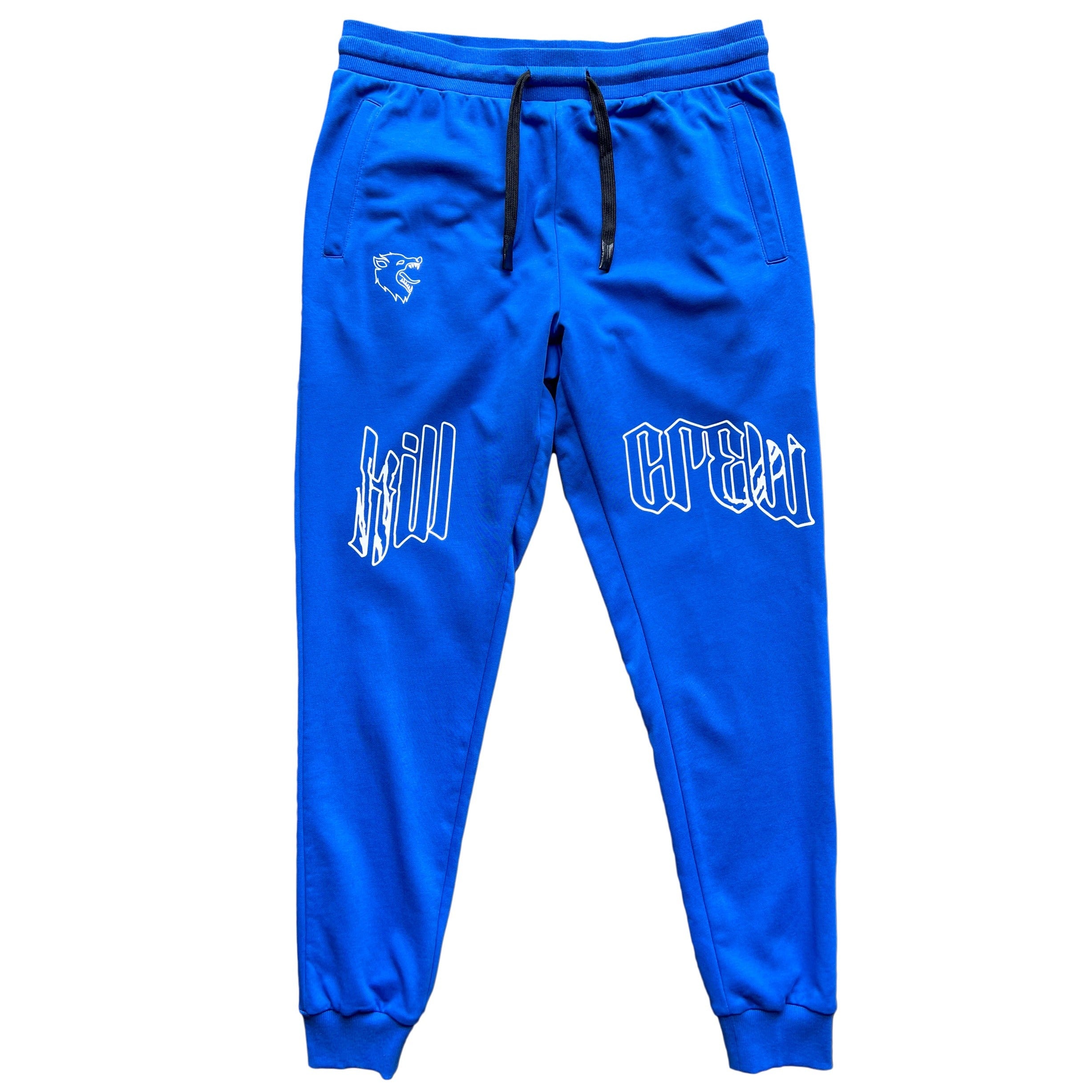 SCAR JOGGERS - BLUE / WHITE