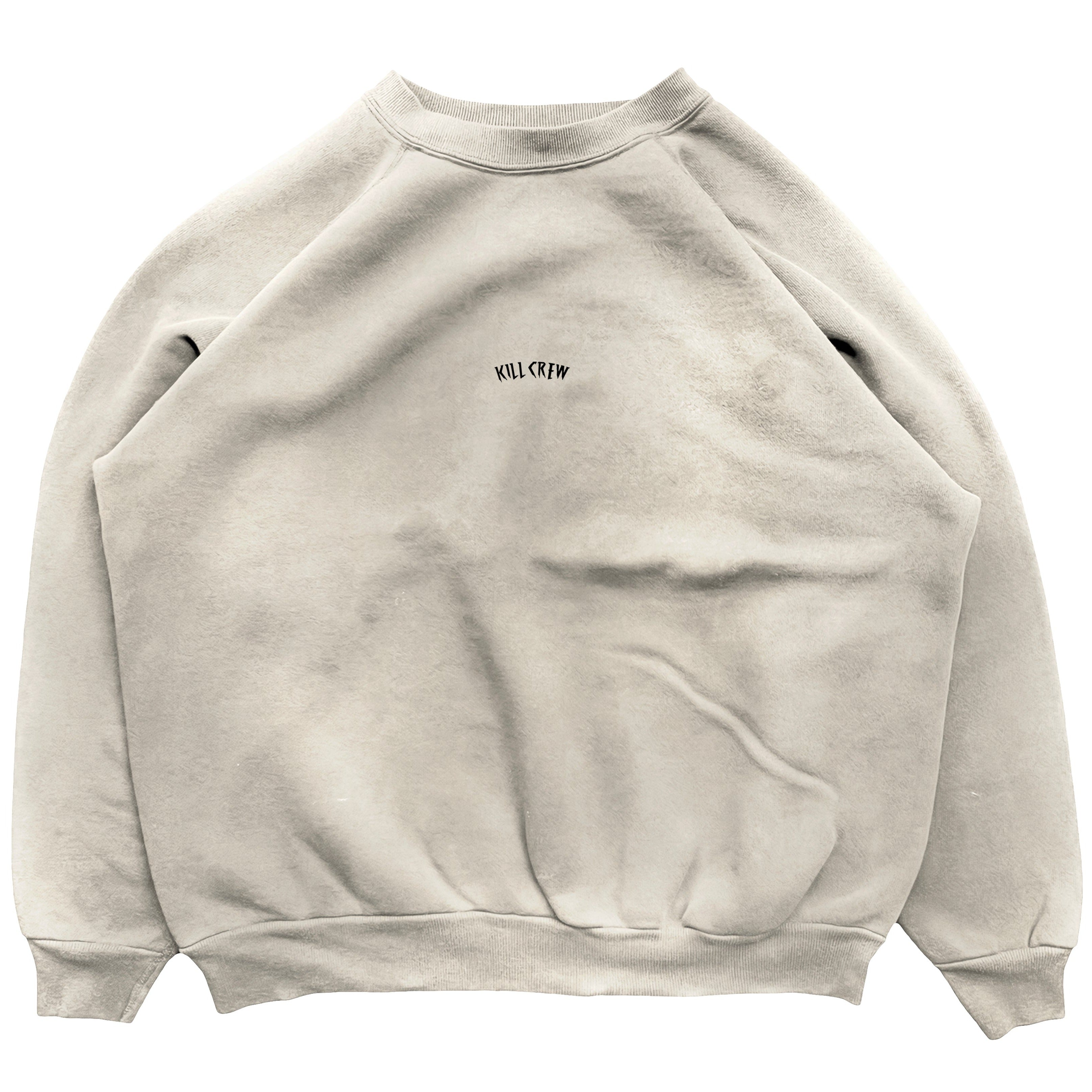 HEAVYWEIGHT LUX SIMPLE CREWNECK - CREAM