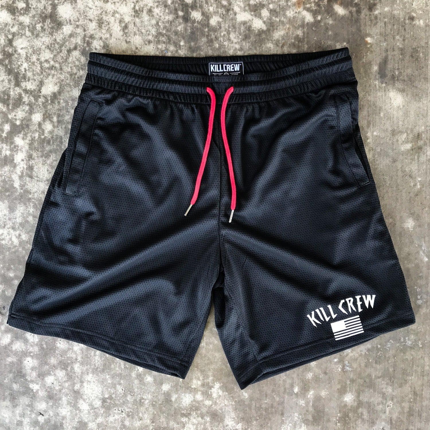 FLAG SHORTS - BLACK