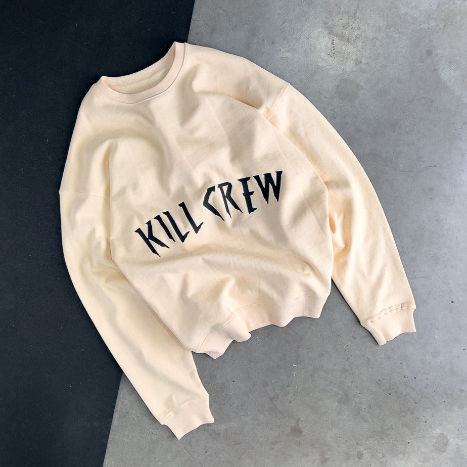 HEAVYWEIGHT LUX KILL CREW CREW NECK - CREAM