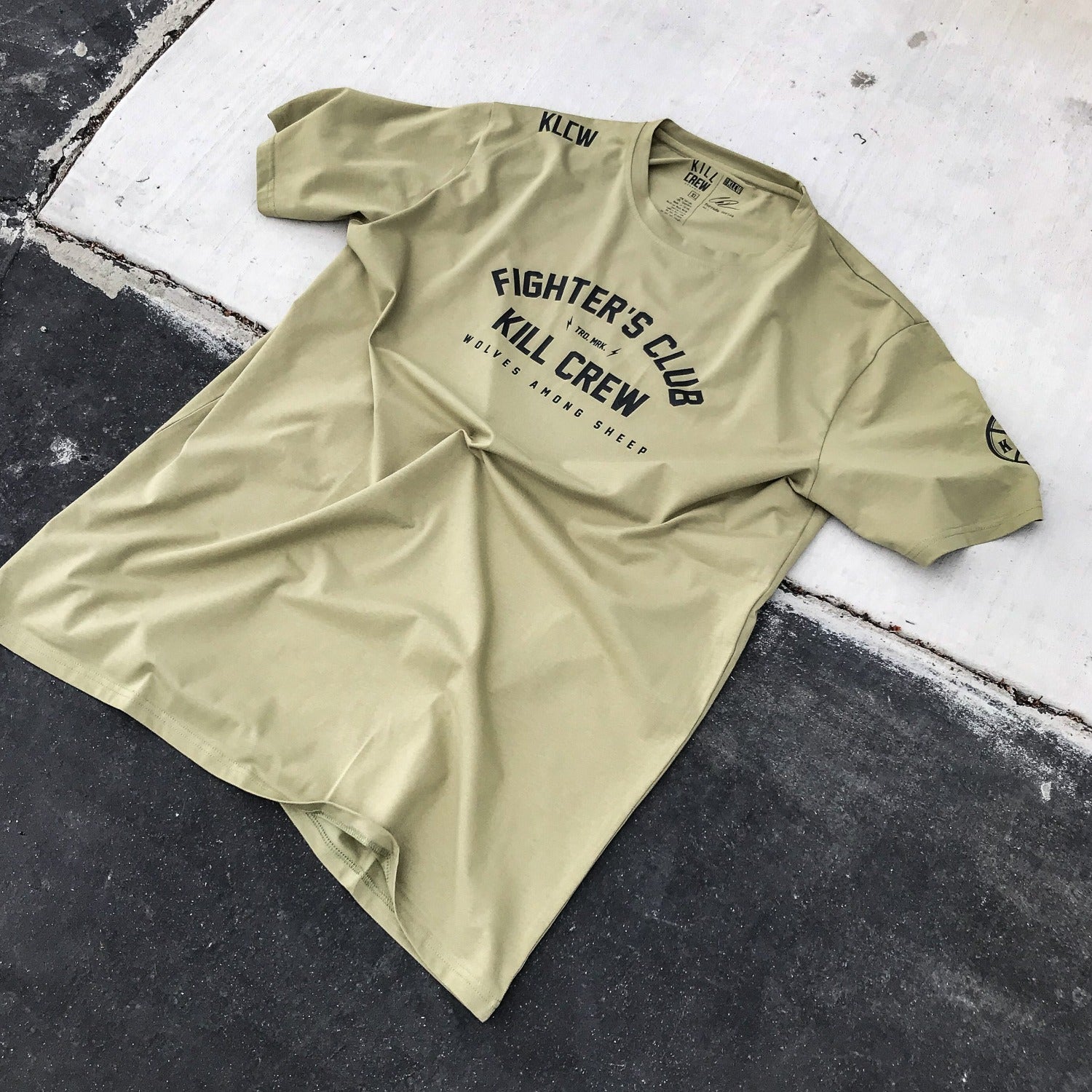 FIGHTER'S CLUB T-SHIRT - OLIVE