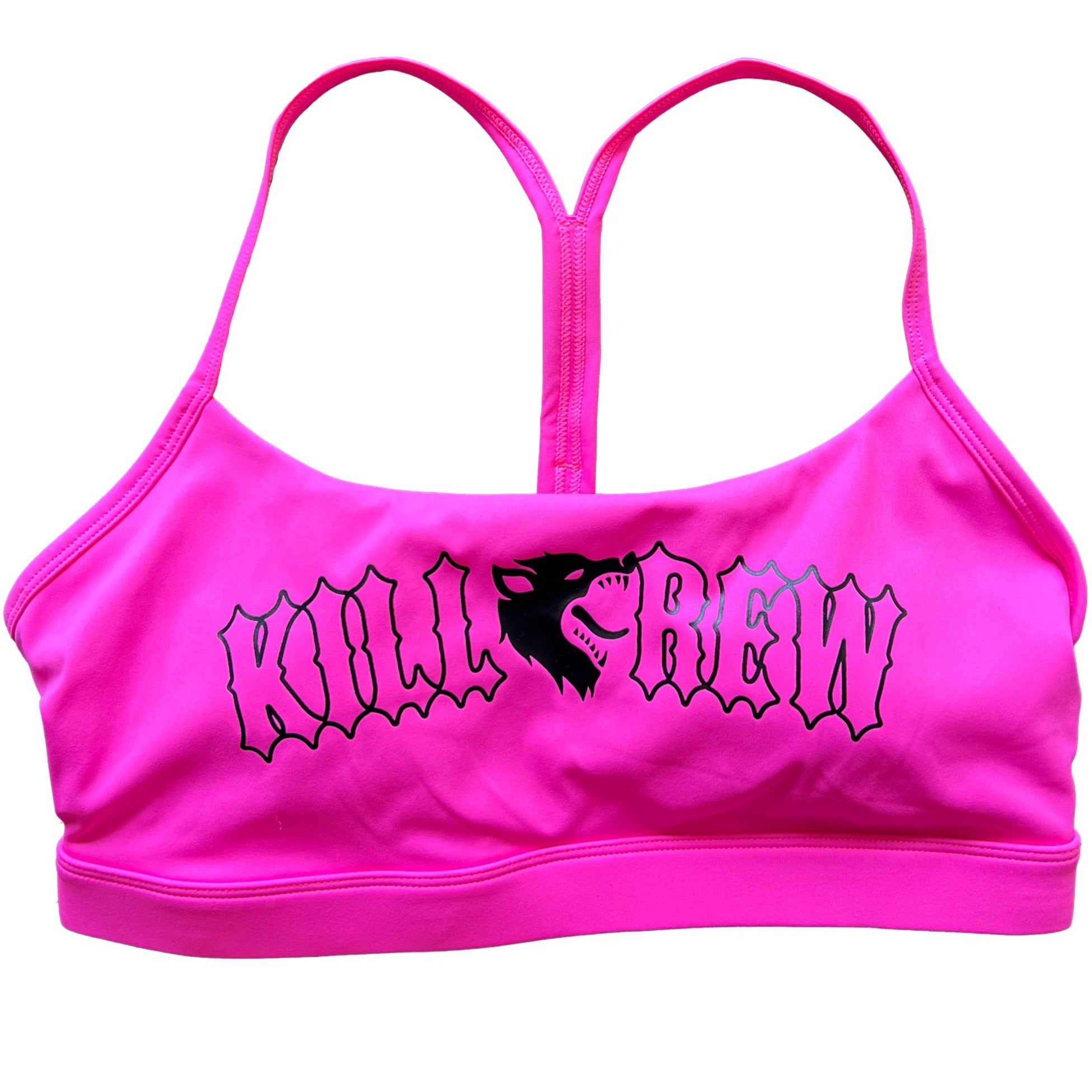 CLASSIC SPORTS BRA - PINK / BLACK