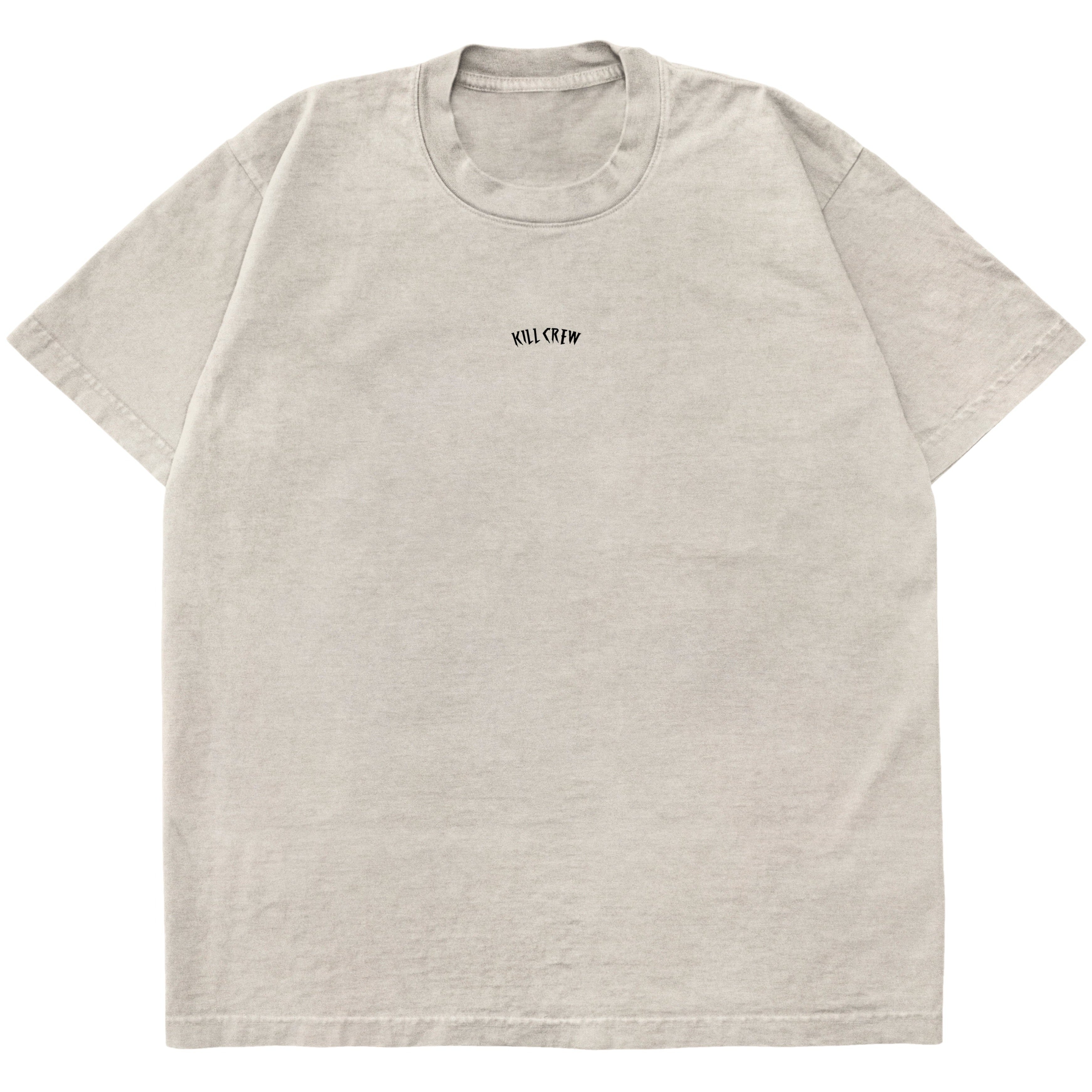 OVERSIZED LUX SIMPLE T-SHIRT - CREAM