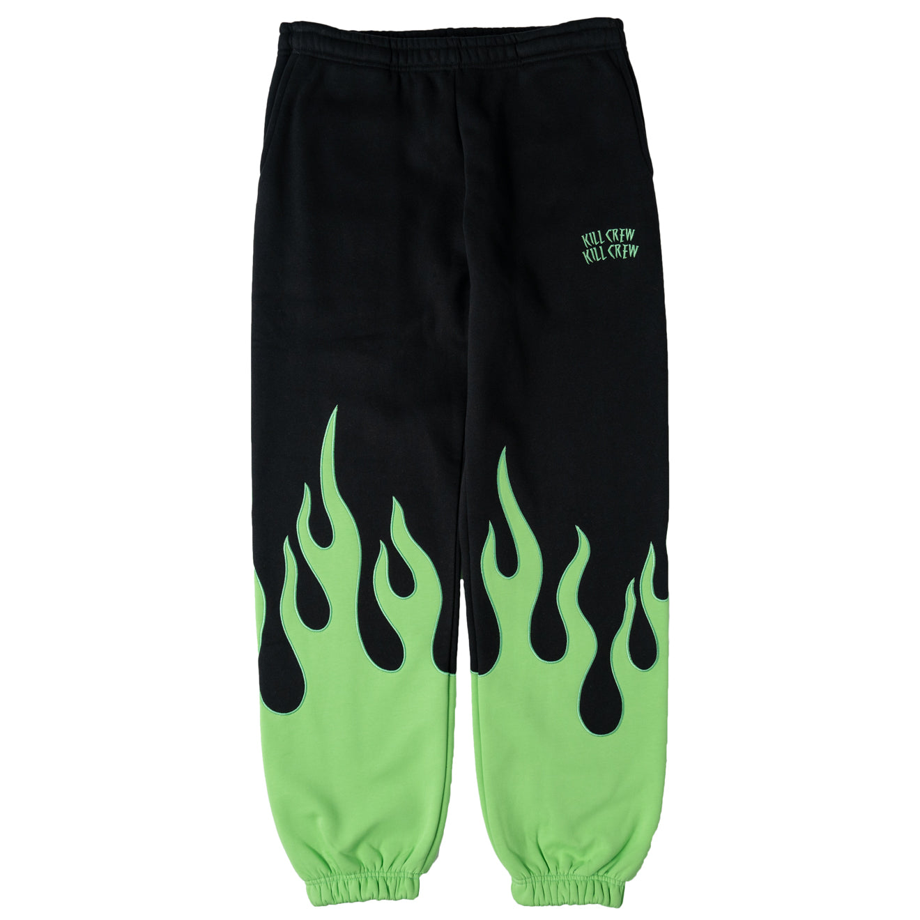 PREMIUM HEATER SWEATS - BLACK / GREEN