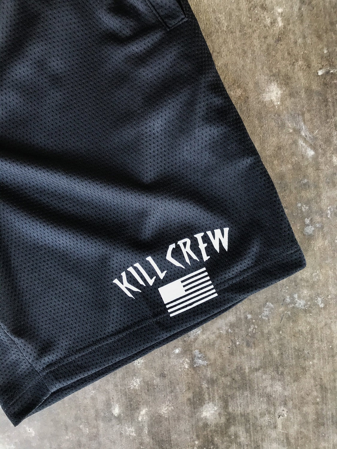 FLAG SHORTS - BLACK