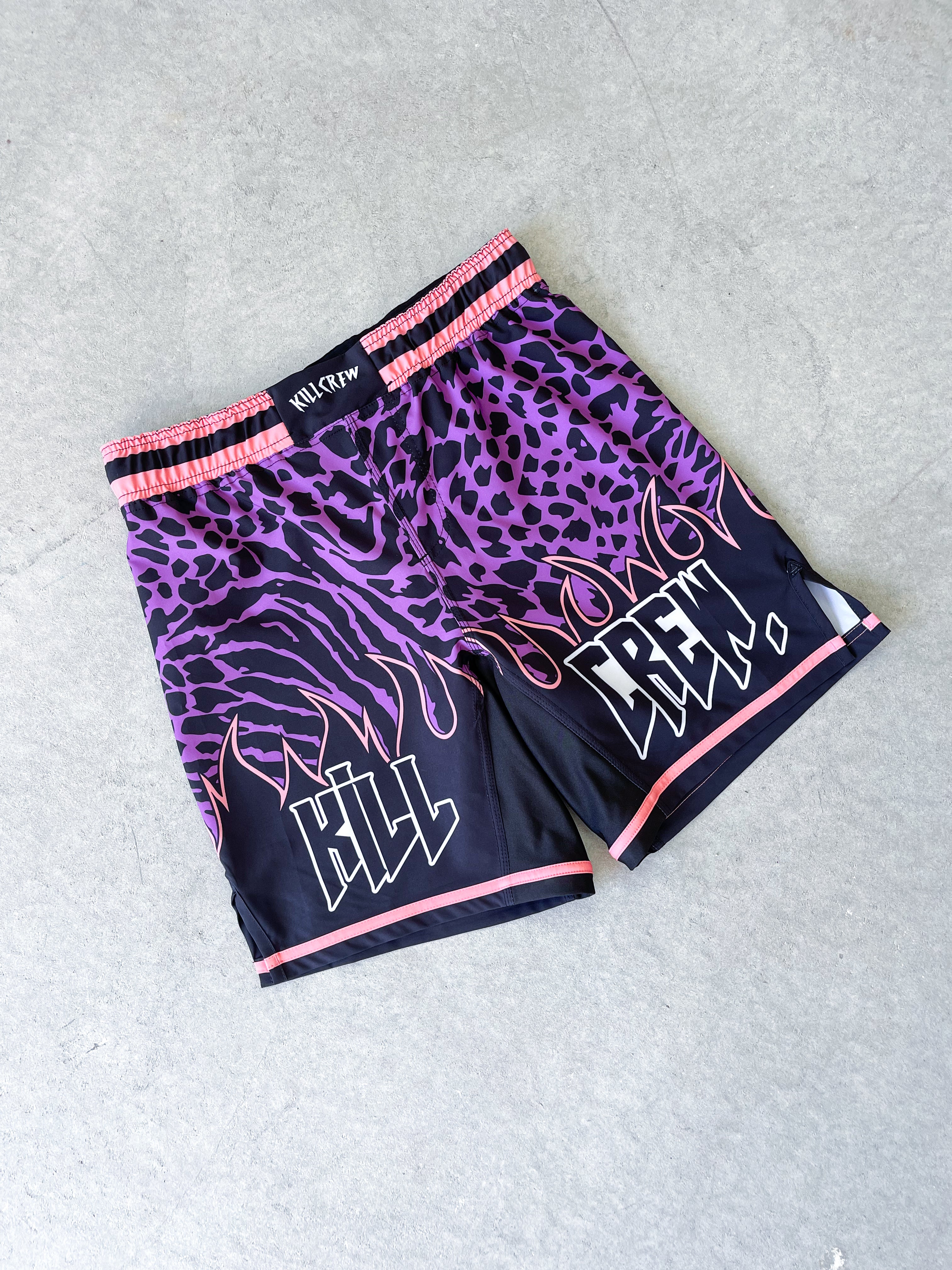 BSEM FIGHT SHORTS (RELAXED CUT) - PURPLE