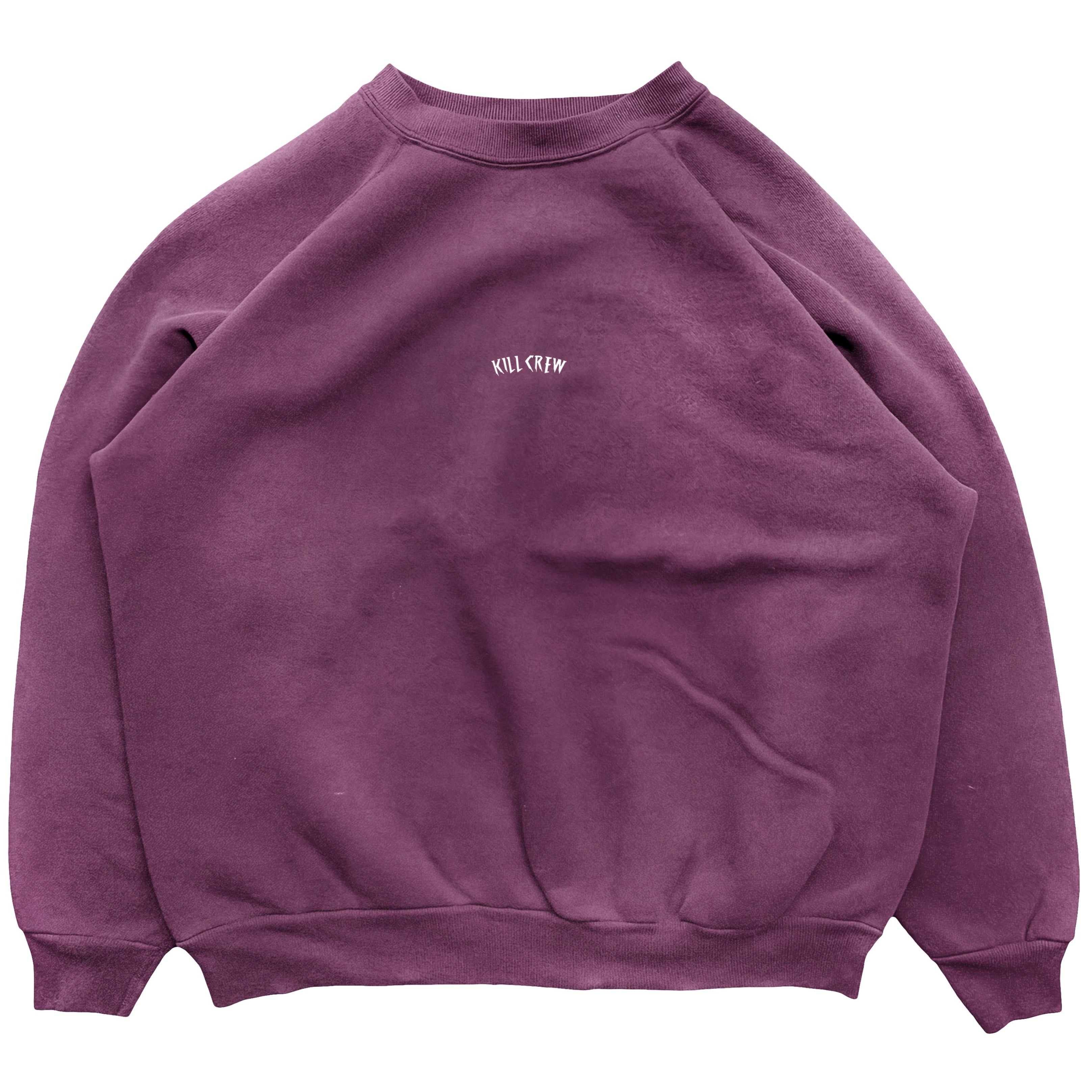 HEAVYWEIGHT LUX SIMPLE CREWNECK - BURGUNDY