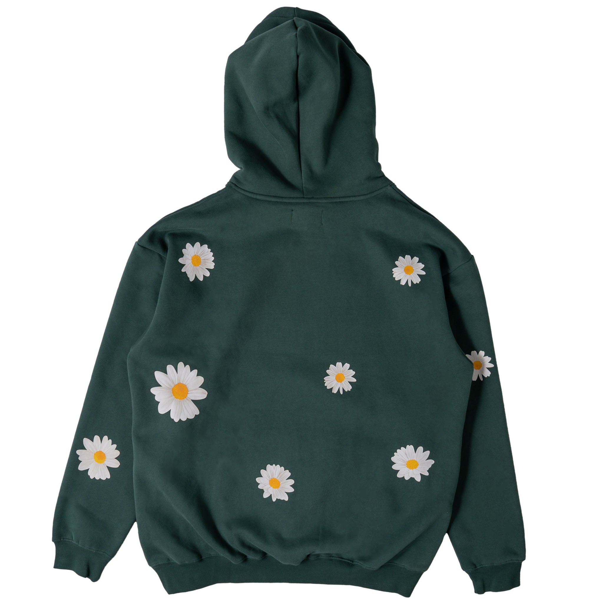 OVERSIZED LUX DAISY HOODIE - GREEN