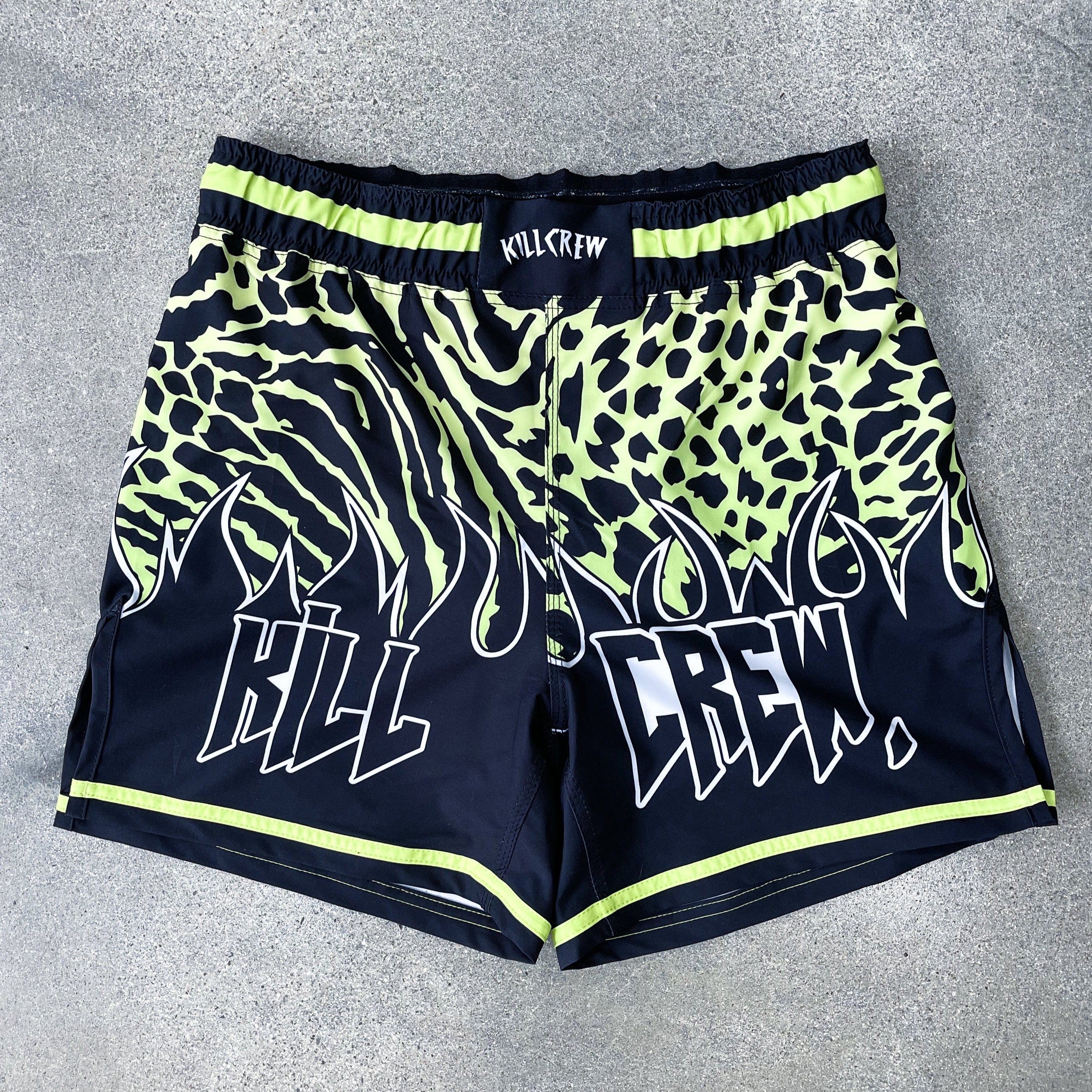 BSEM FIGHT SHORTS (THAI CUT) - GREEN