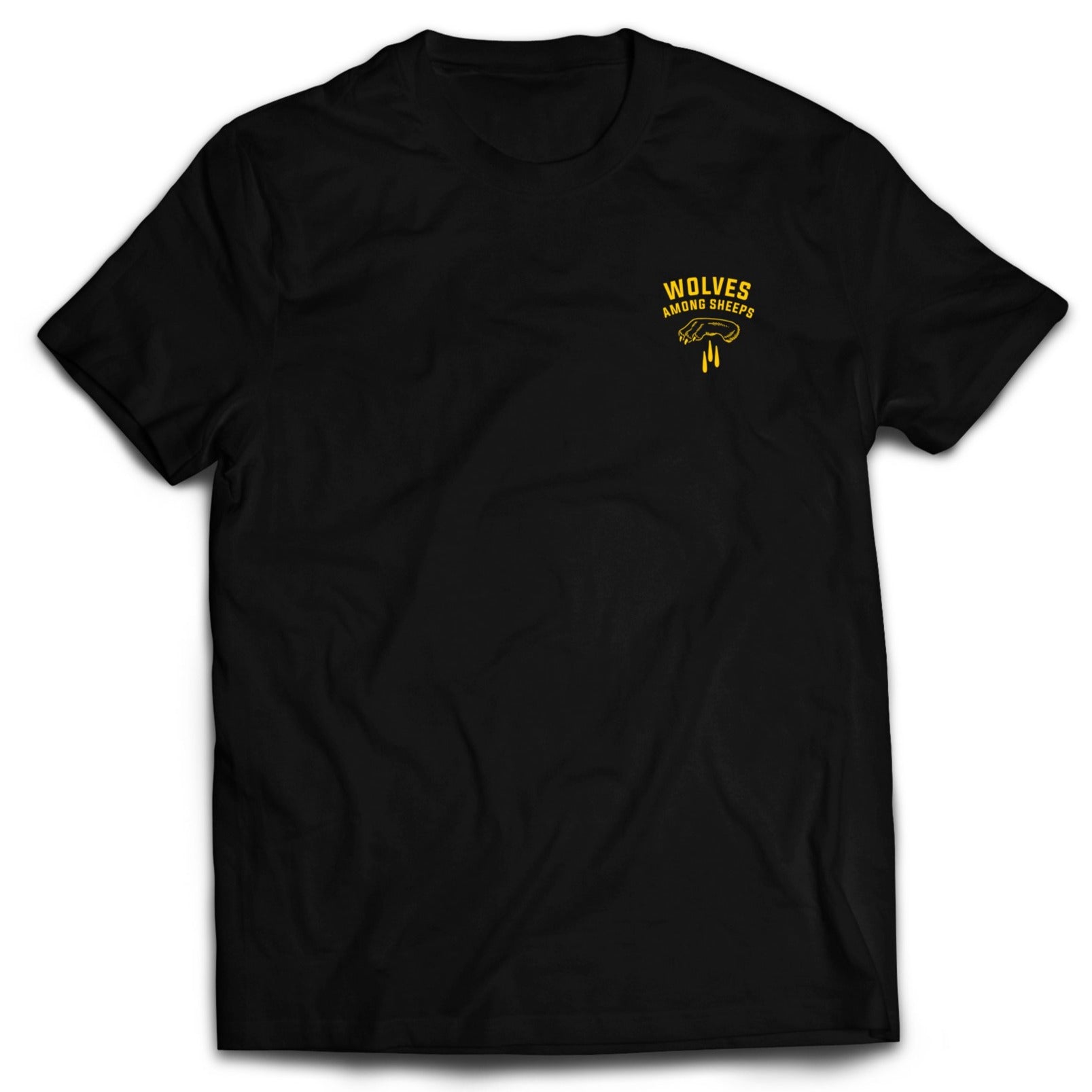 WOLVES AMONG SHEEP T-SHIRT v2 - YELLOW/BLACK