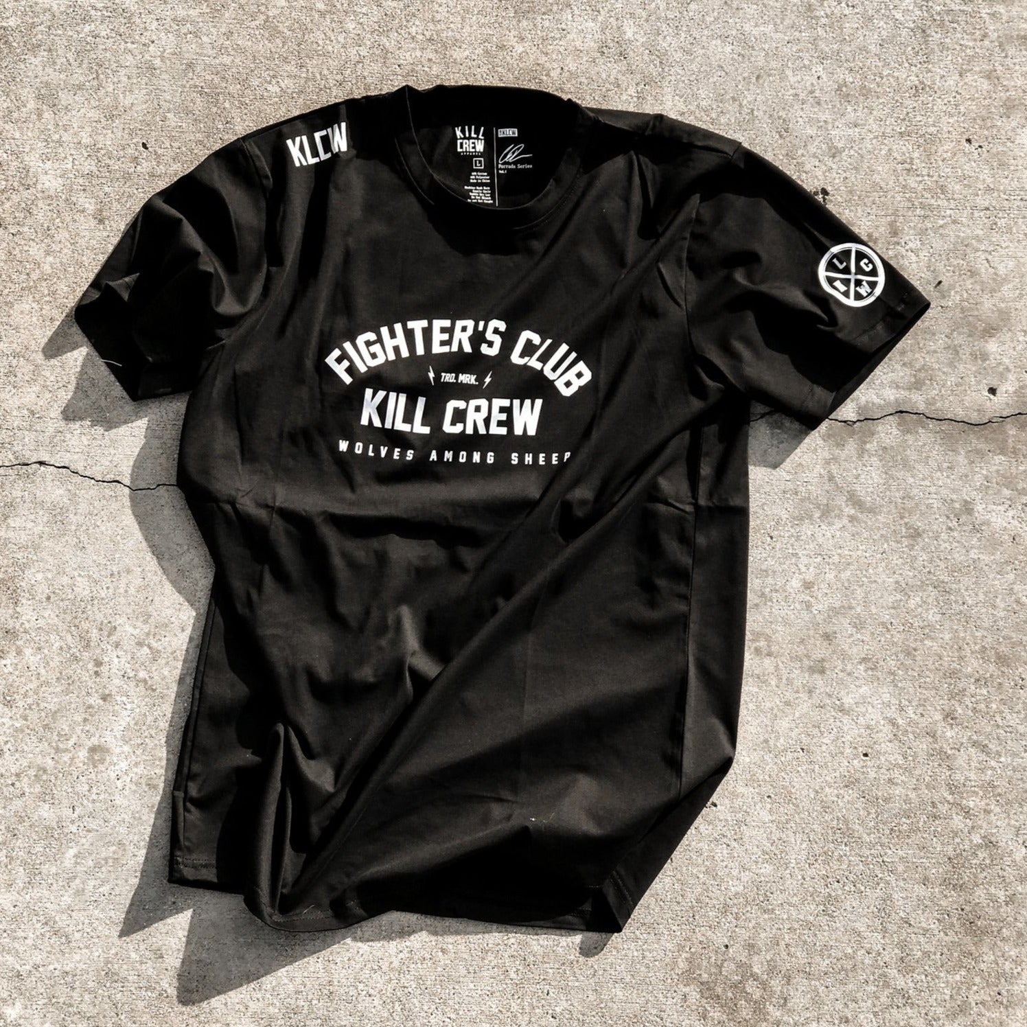 FIGHTER'S CLUB T-SHIRT - BLACK