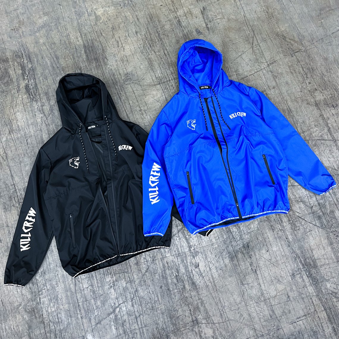 WOLF QUICK DRY WINDBREAKER - BLUE / WHITE