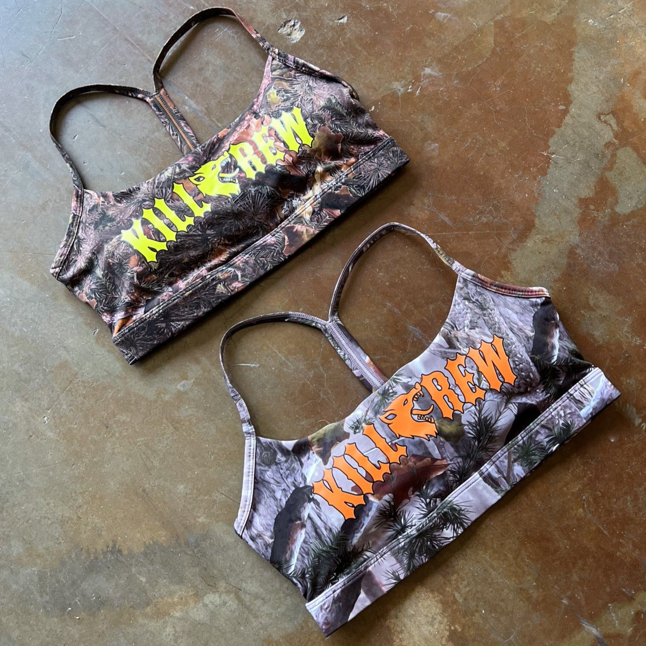 CLASSIC SPORTS BRA - CAMO / GREEN