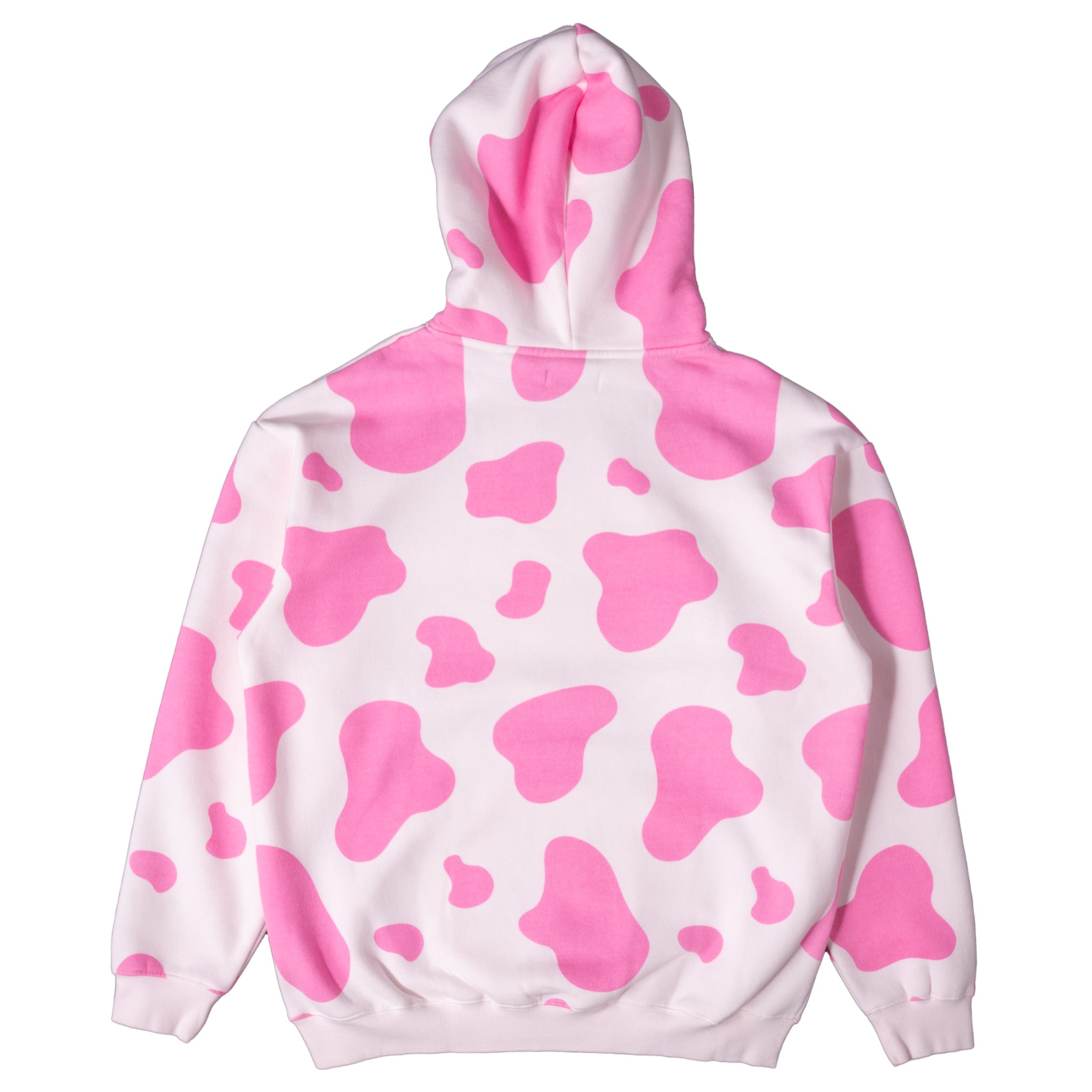 OVERSIZED LUX MOO MOO HOODIE - PINK