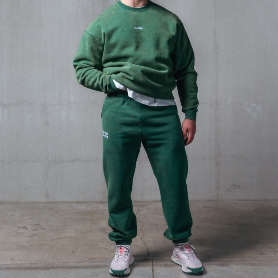 HEAVYWEIGHT LUX SIMPLE CREWNECK - GREEN