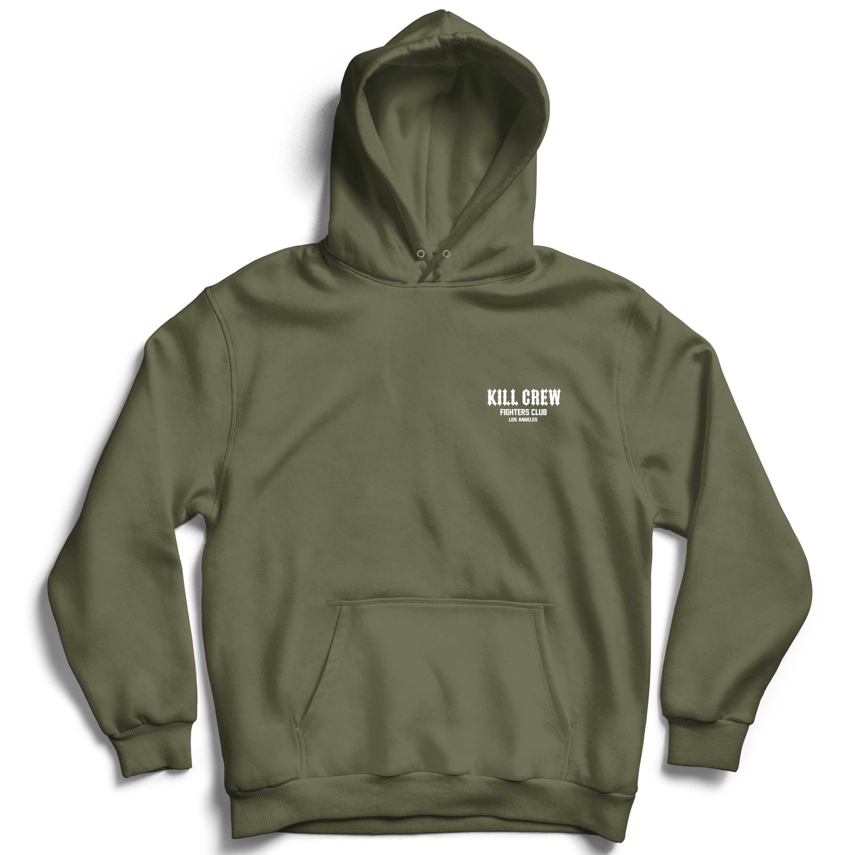 OVERSIZED LUX THRIVE UNDER PRESSURE HOODIE - OLIVE