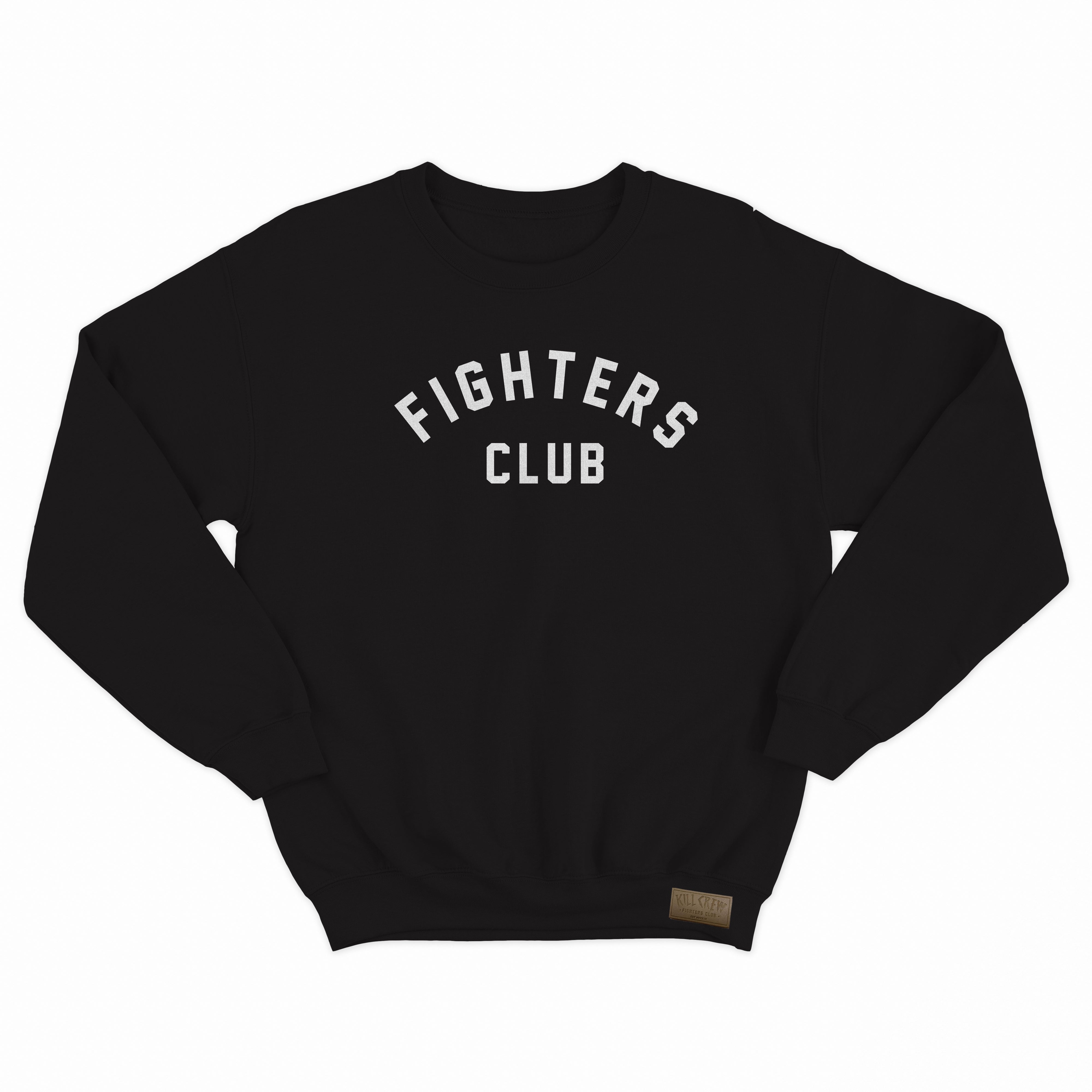 FIGHTER'S CLUB CREW NECK - BLACK