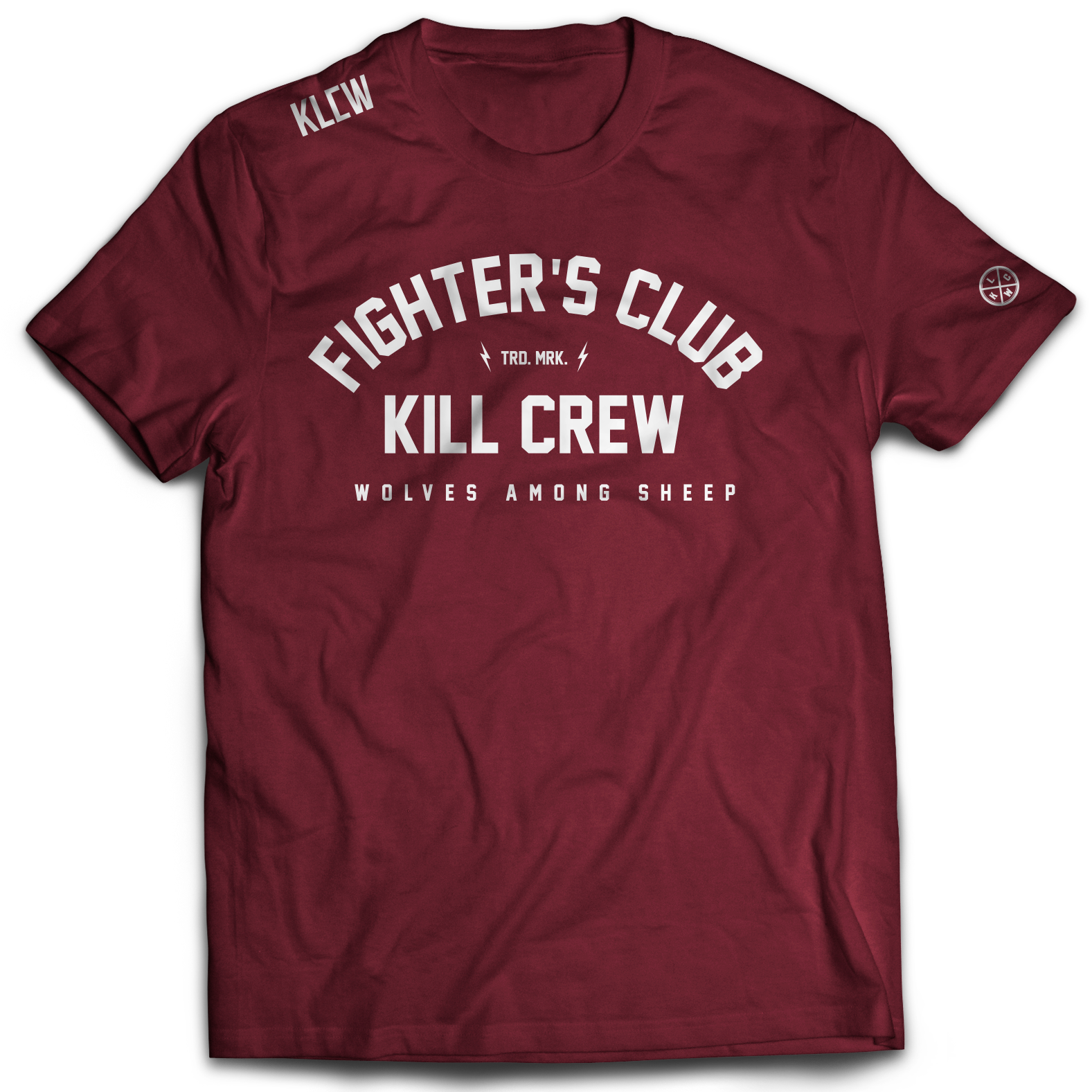 FIGHTER'S CLUB T-SHIRT - MAROON